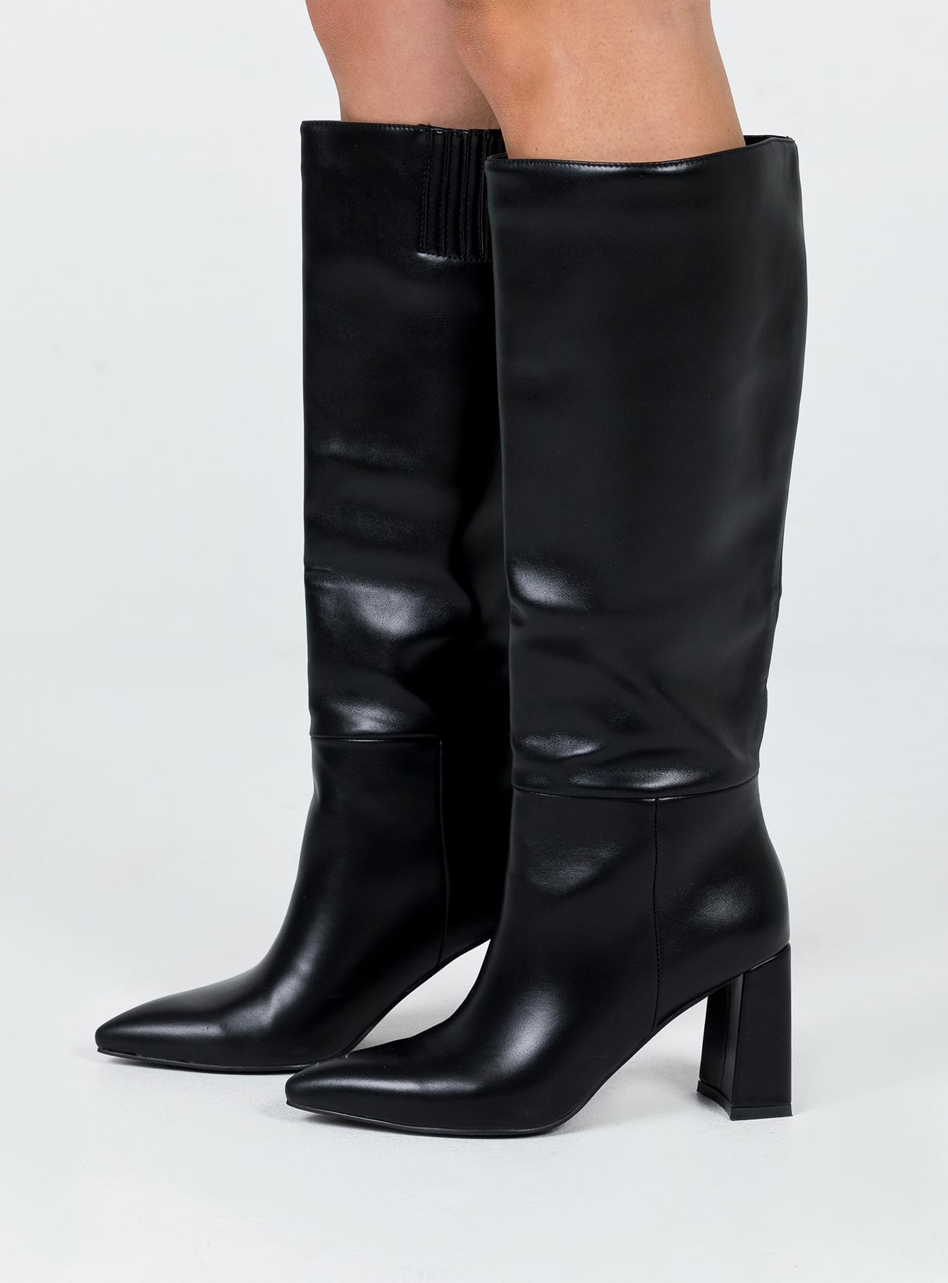 Vesper Knee High Boots Black - Image 3