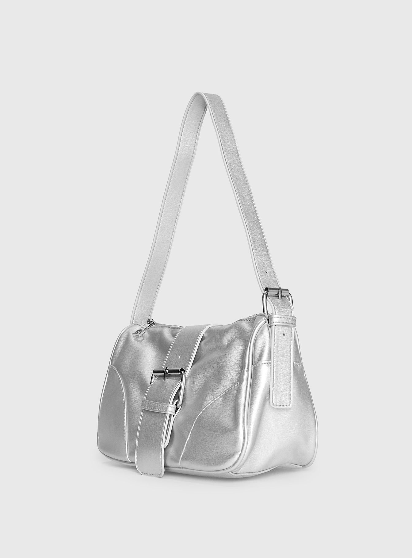 Right Here Shoulder Bag Silver - Image 3