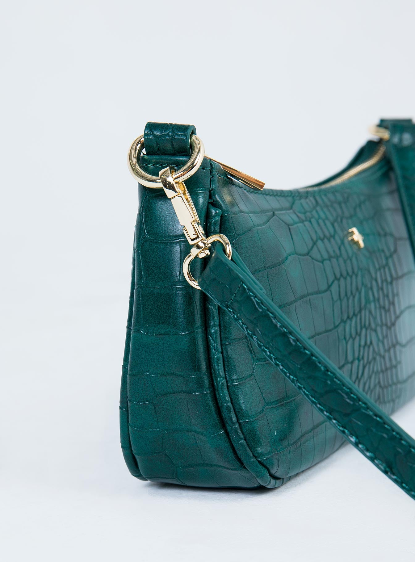 Peta & Jain Piper Bag Green Croc - Image 5