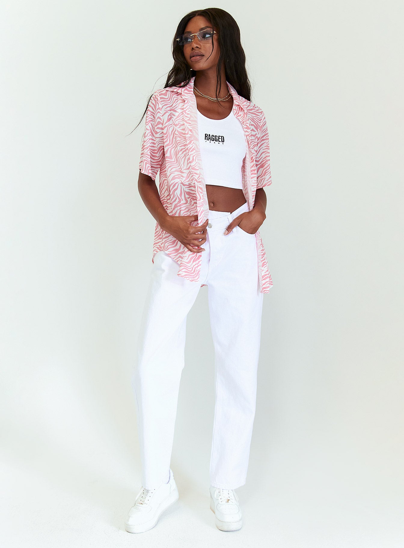 Ziggy Short Sleeve Shirt Pink - Image 2