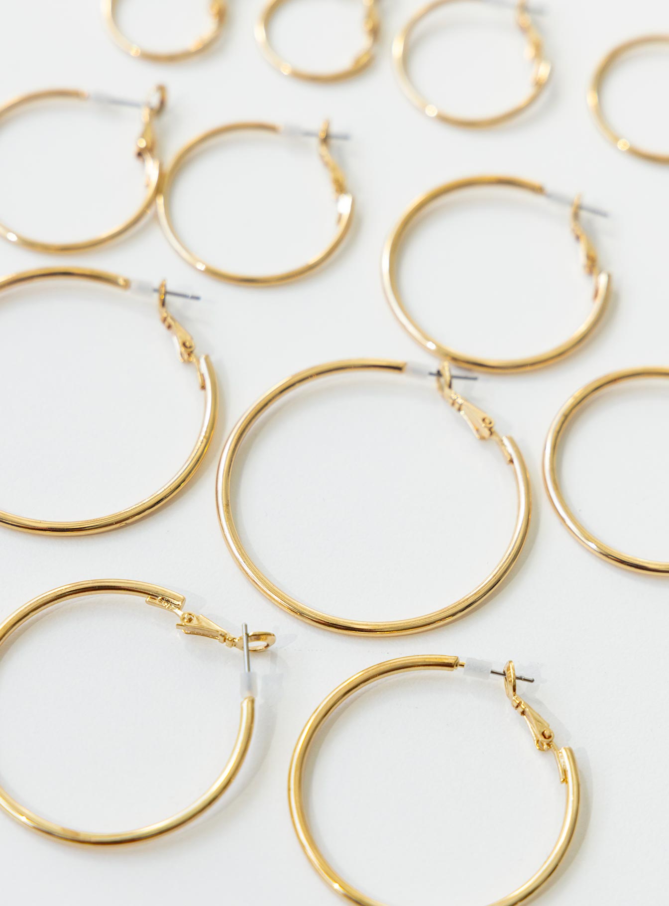 Cari Hoop Earring Pack Gold - Image 2