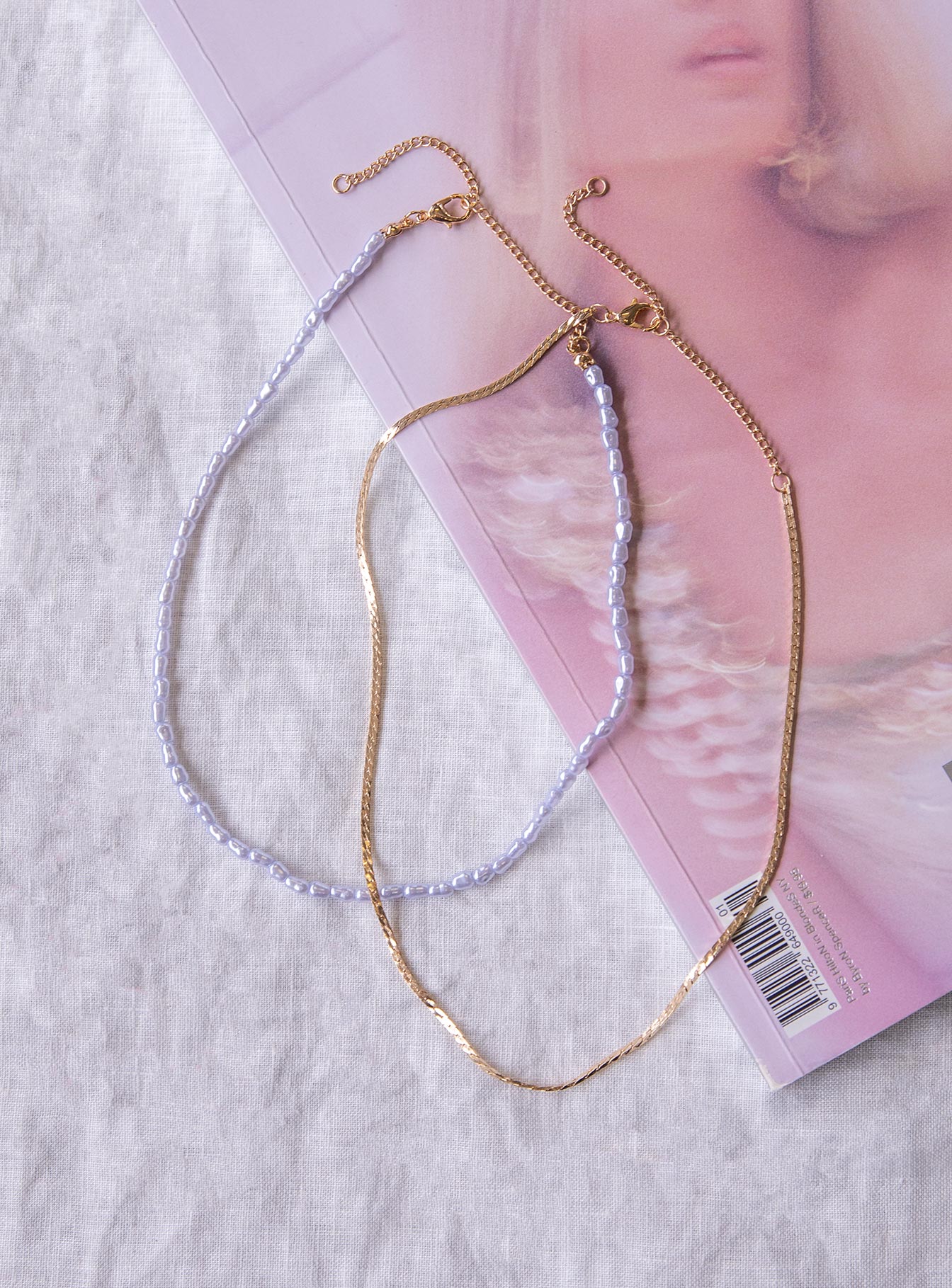 In The Zone Necklace Set Blue - Image 2