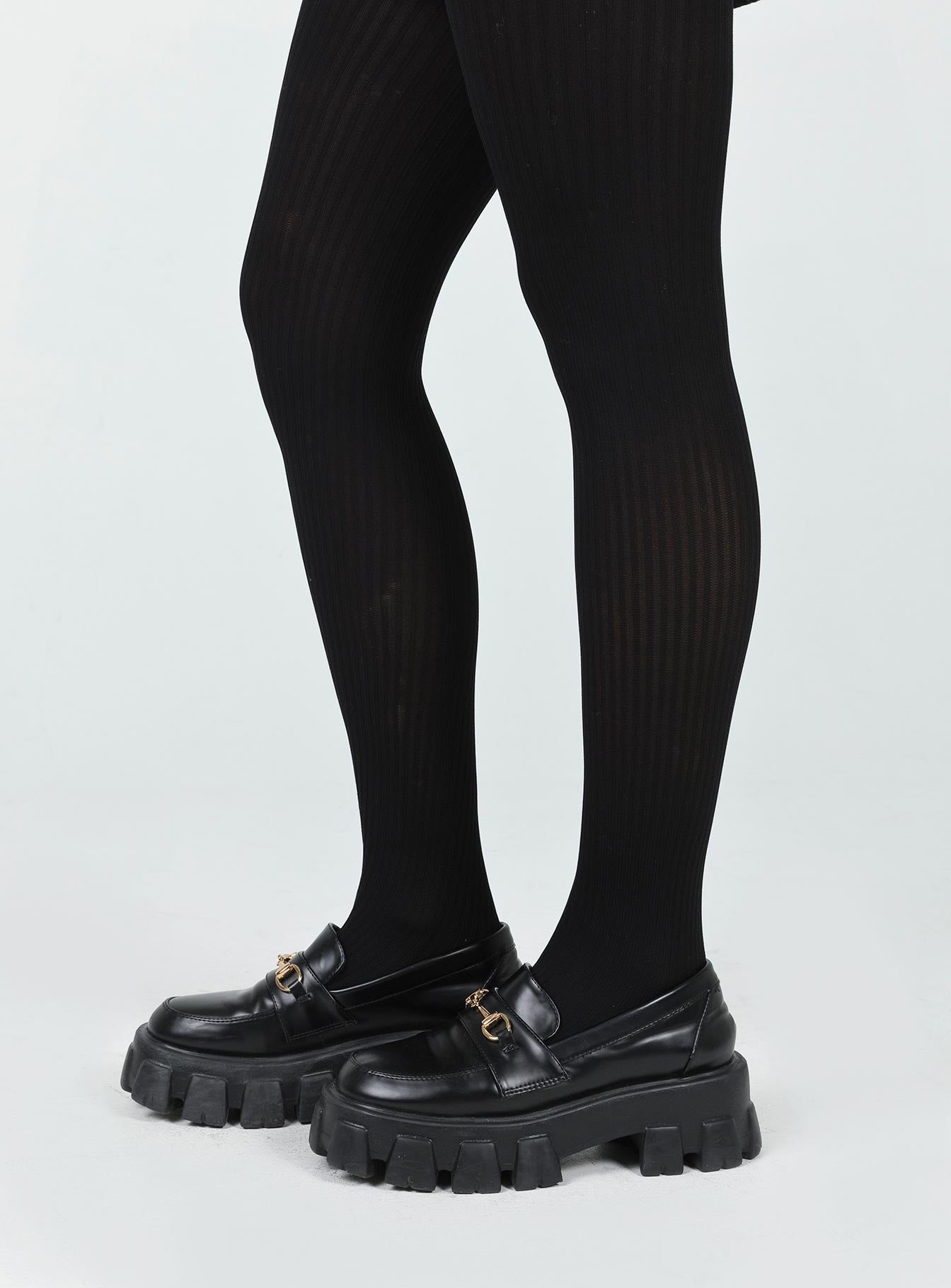 Lupton Knit Stockings Black - Image 3