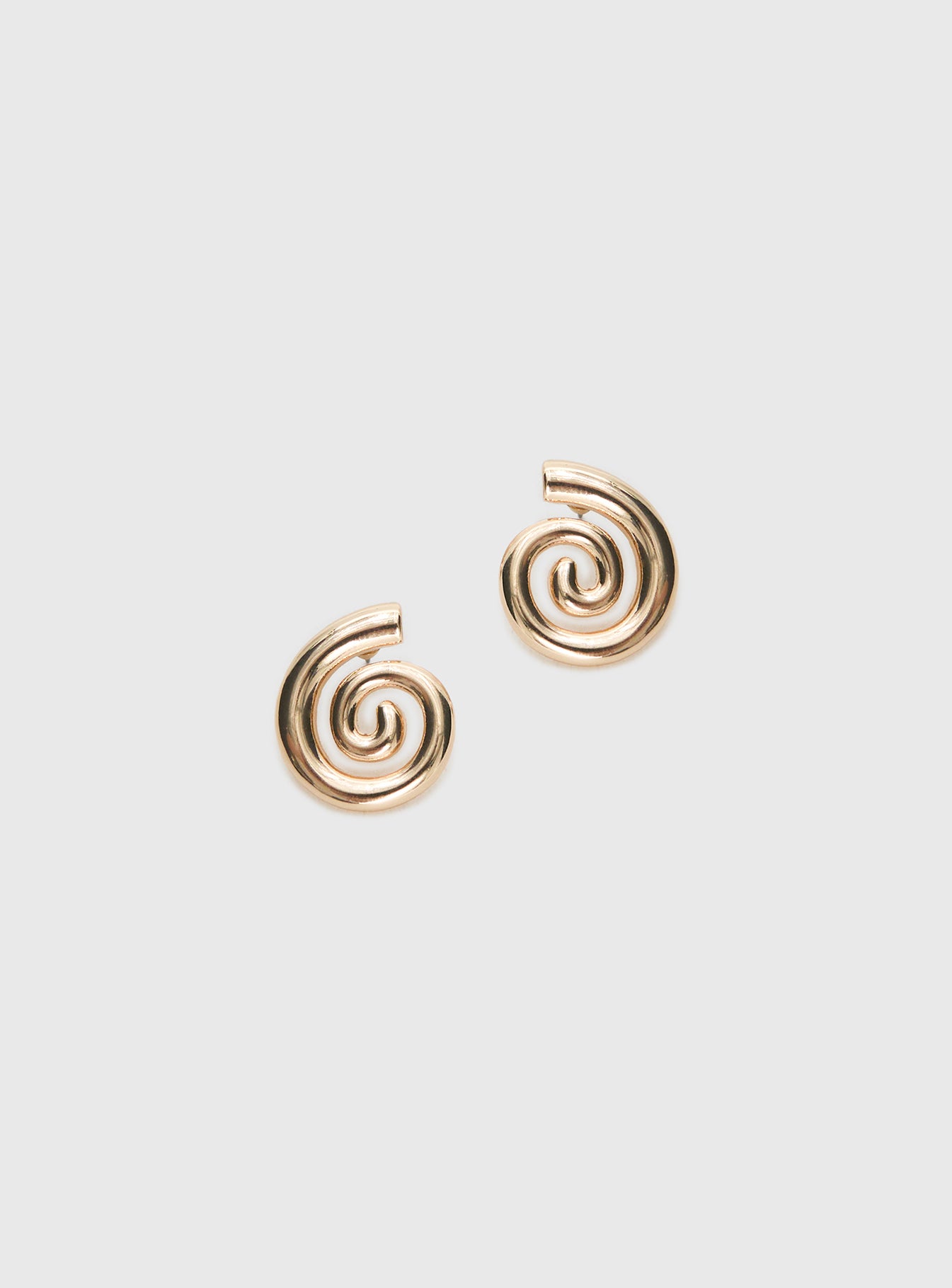 Ameleah Spiral Earrings Gold - Image 3