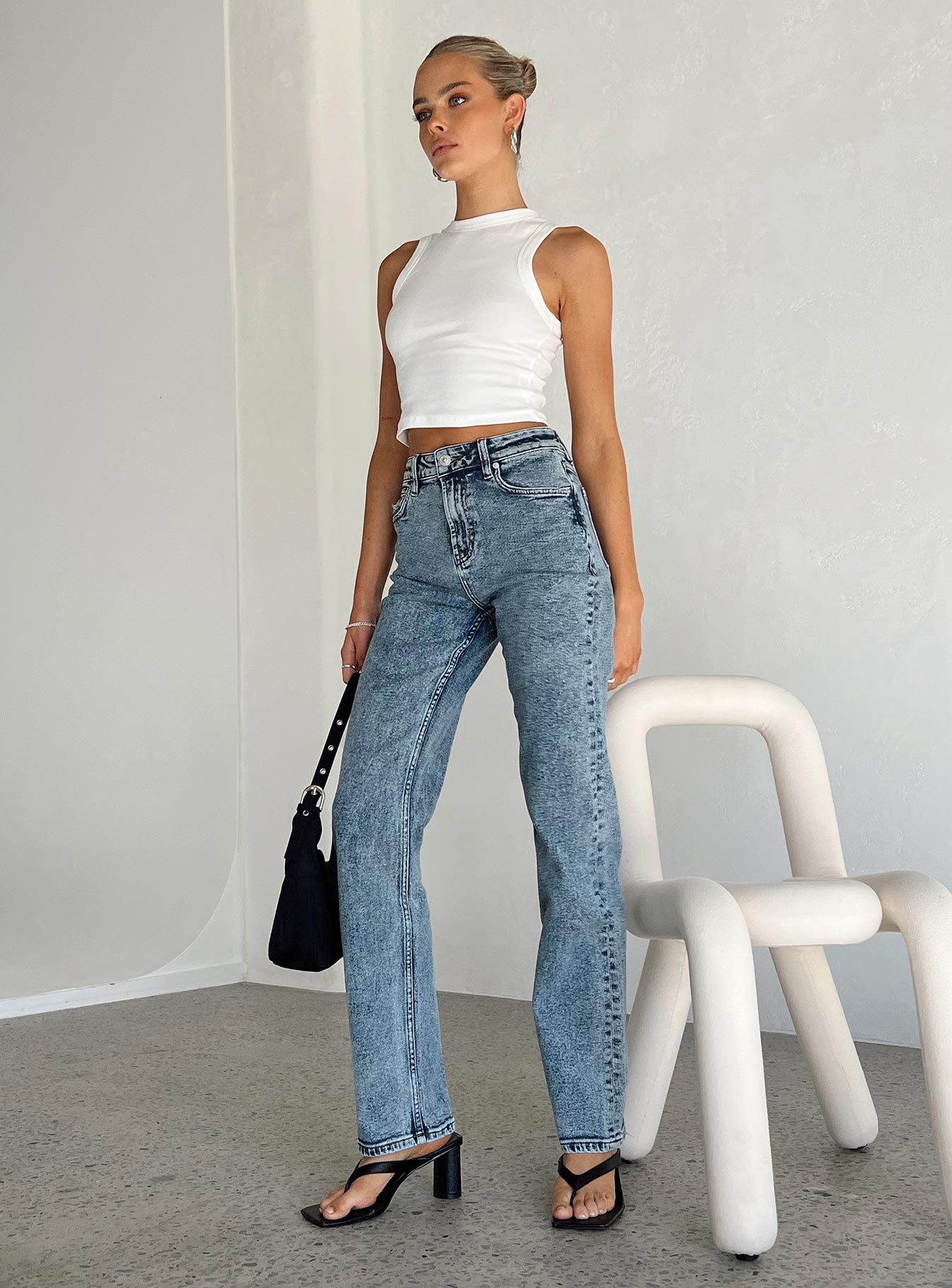 Calabasas Straight Leg Jeans Denim - Image 3