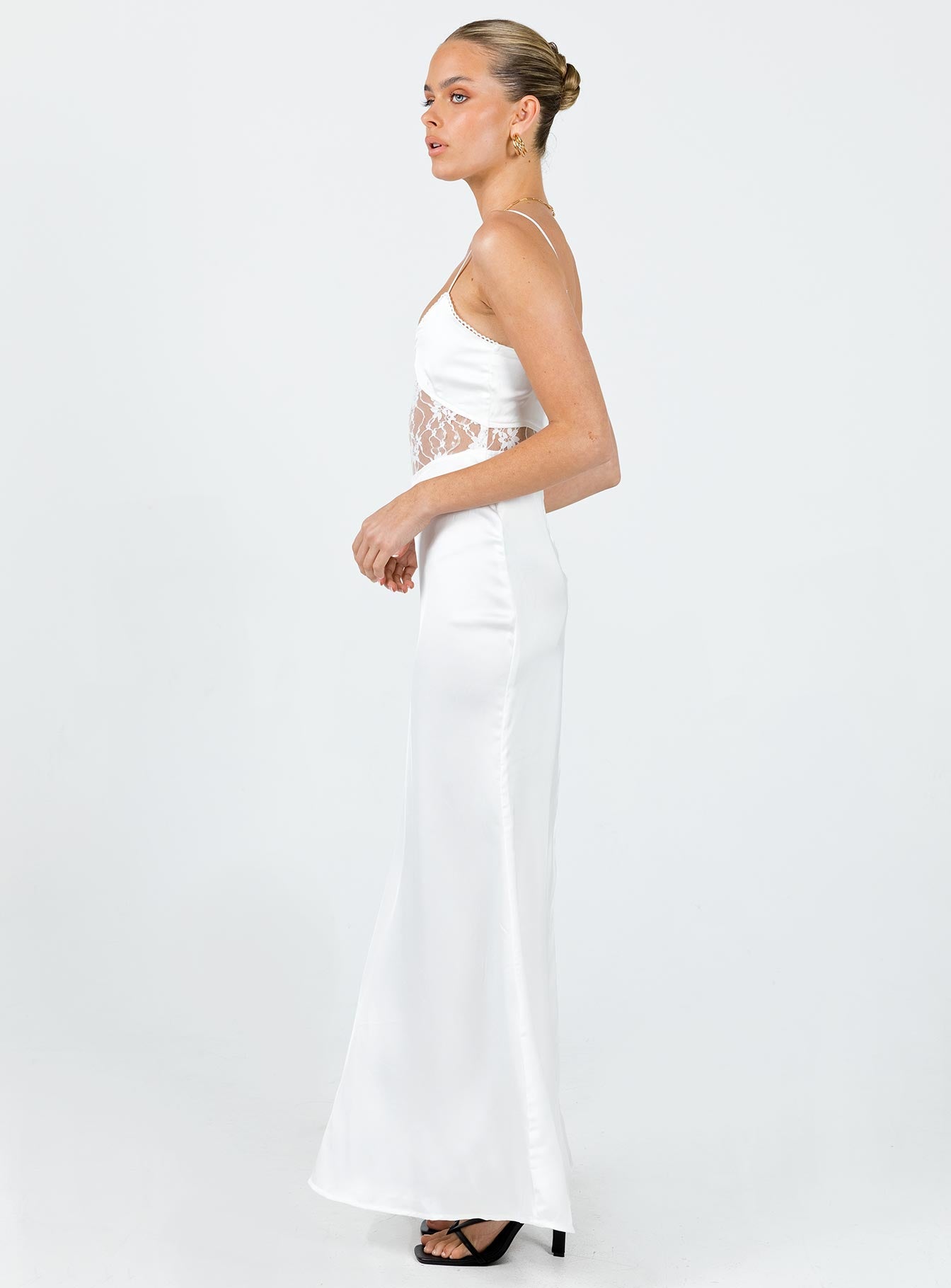 Roselle Maxi Dress White - Image 7