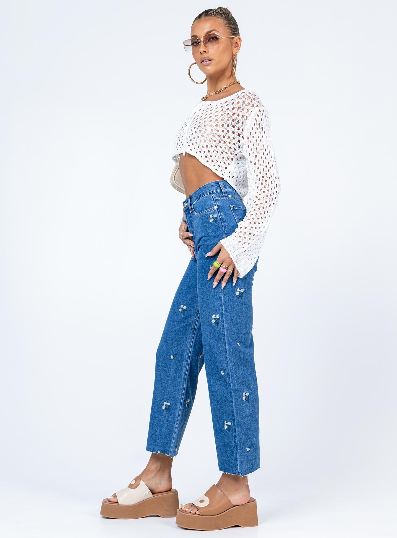 Zaire Mom Denim Jeans - Image 4