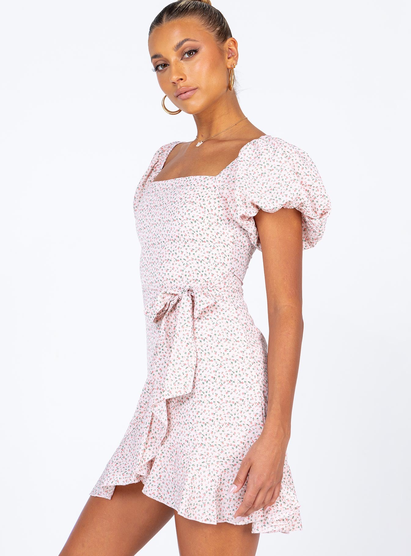 Annie Mini Dress Pink - Image 5