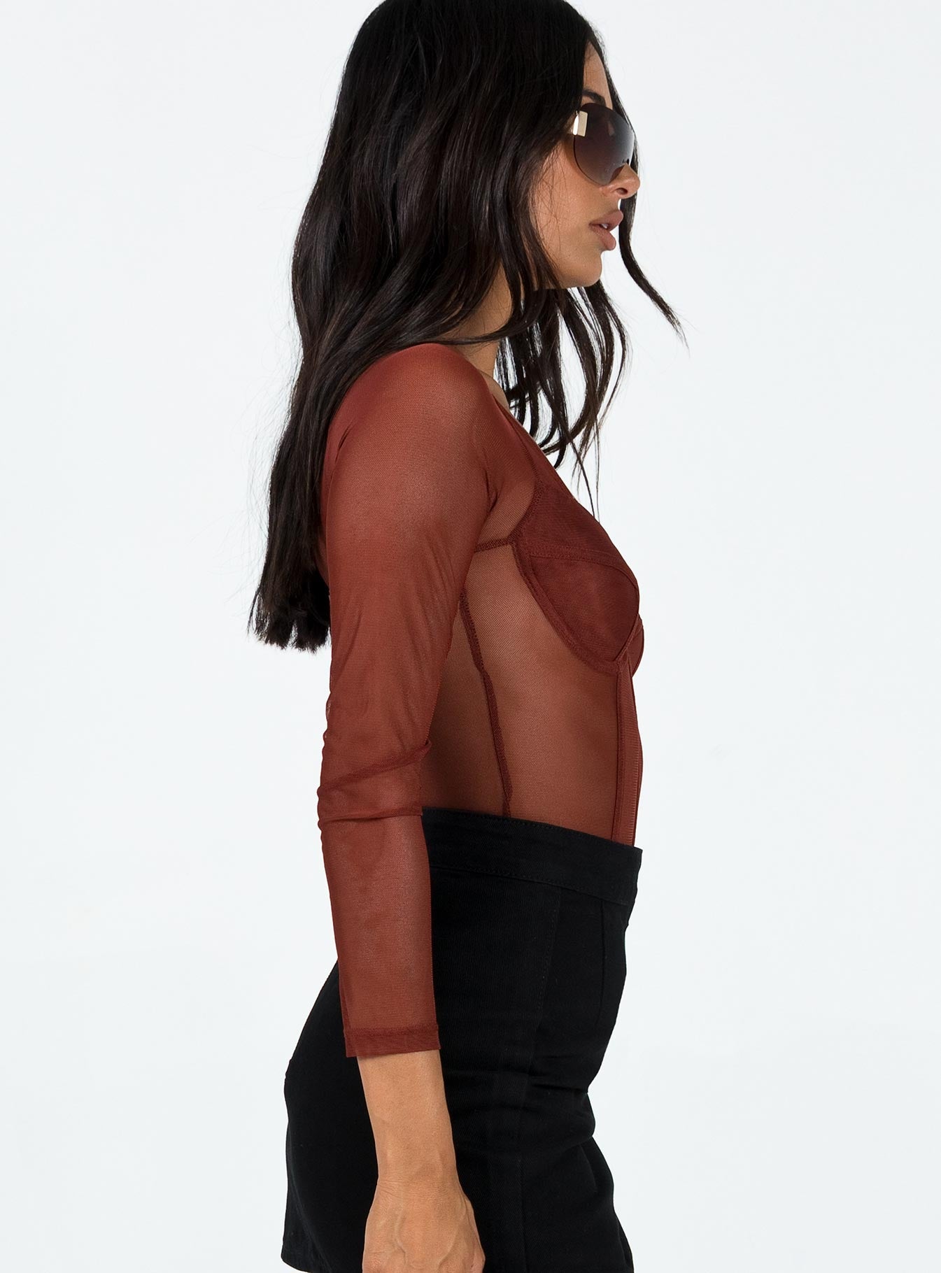 Leonie Bodysuit Brown - Image 4