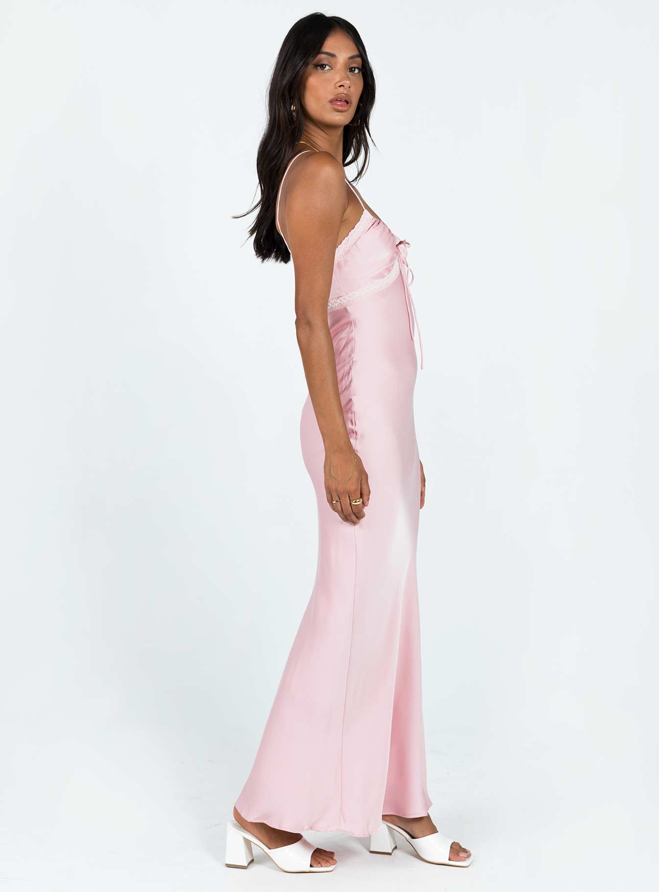 Emily Maxi Dress Pink - Image 3