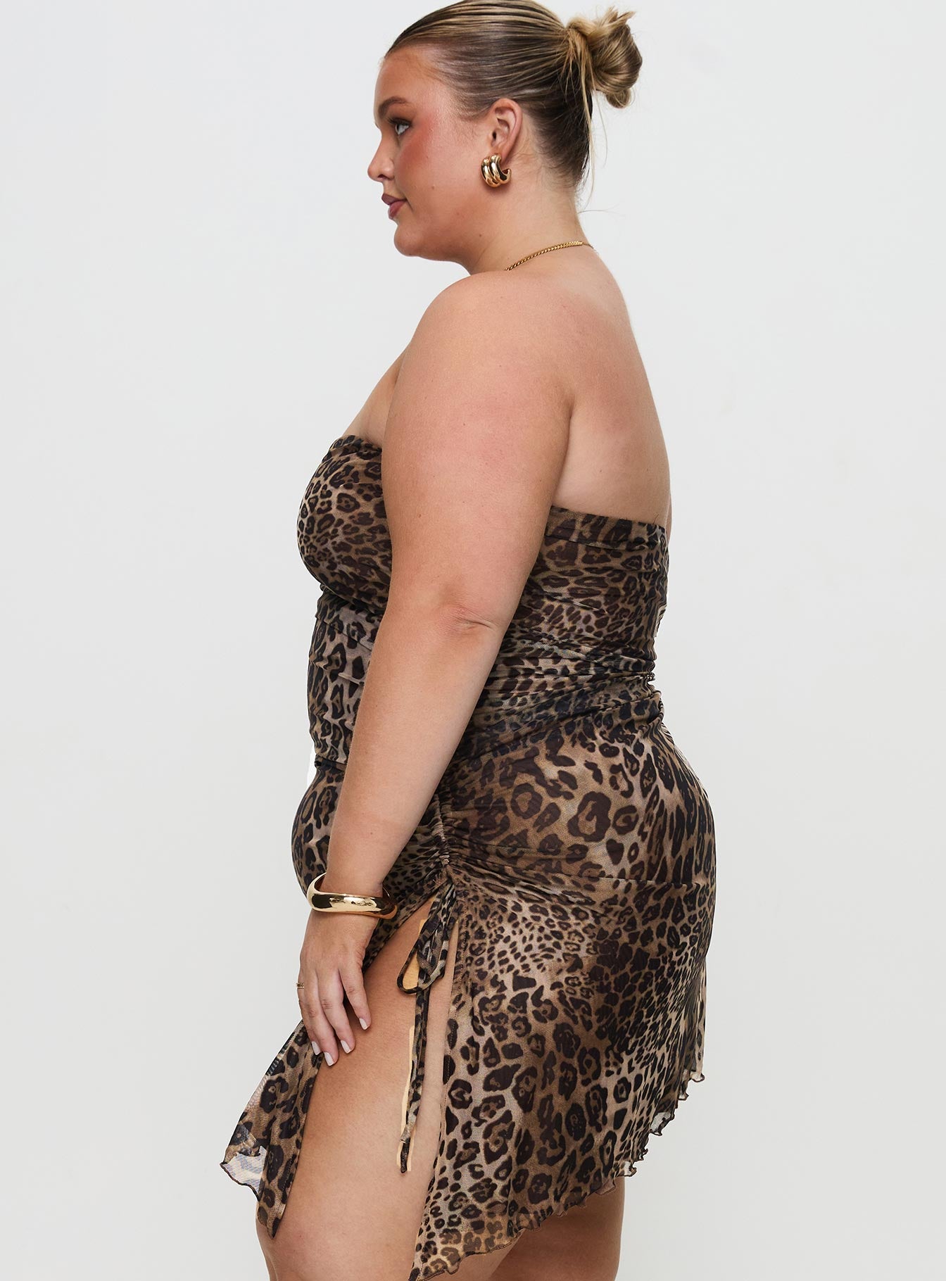 Donelli Mini Dress Leopard Curve - Image 4