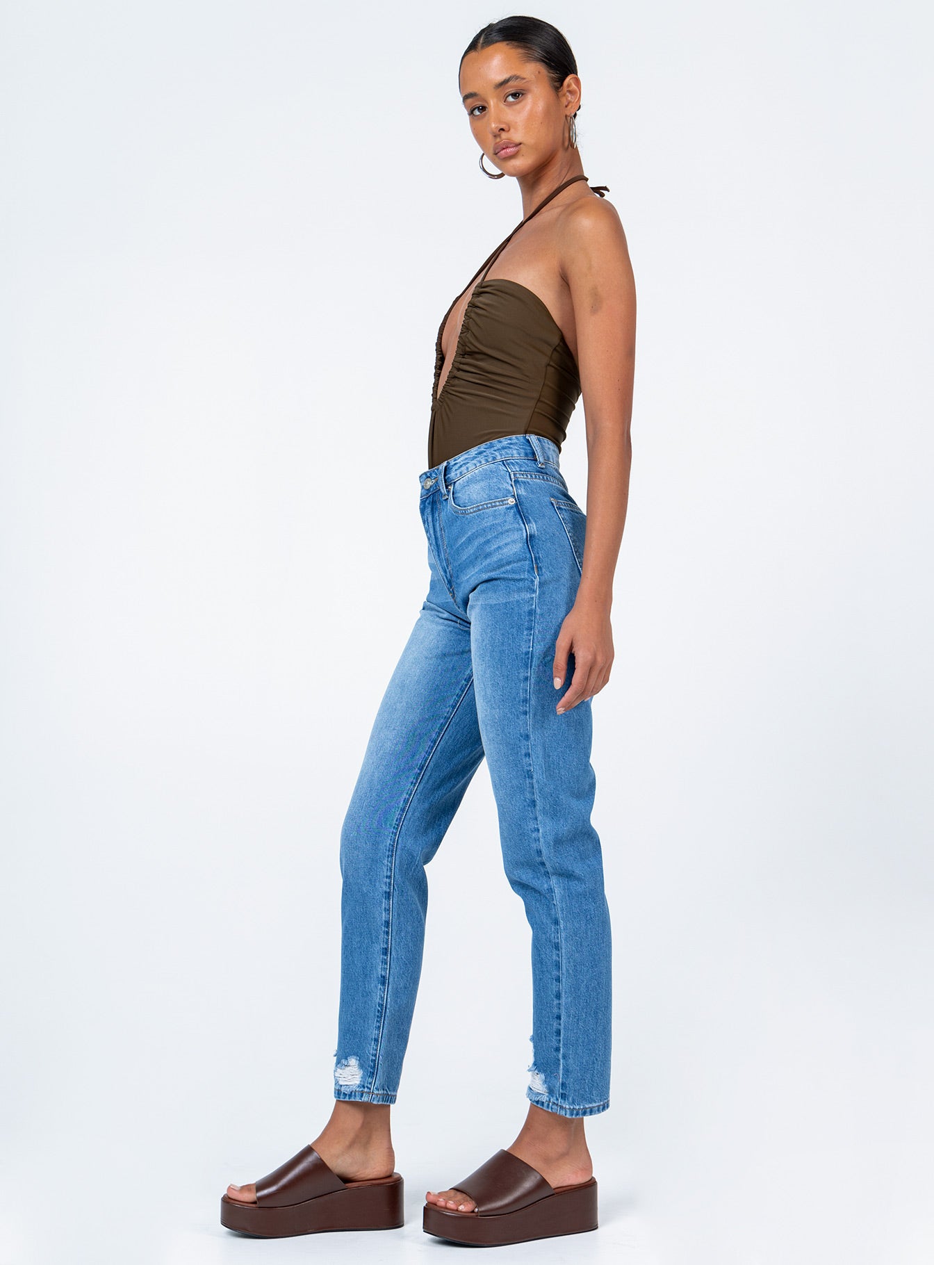 Abarca Straight Leg Denim Jeans - Image 4