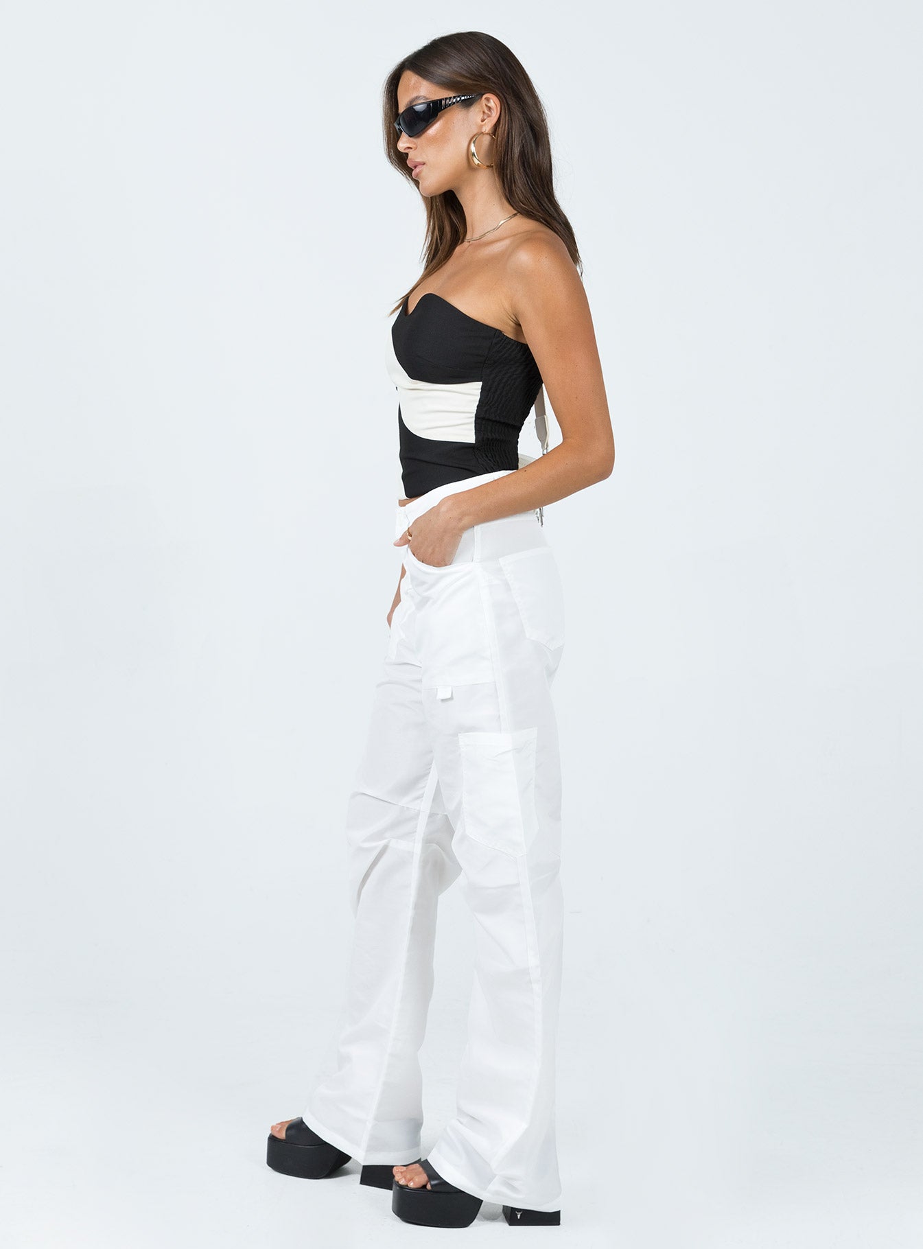 Miami Vice Swish Pant Ghost White - Image 4