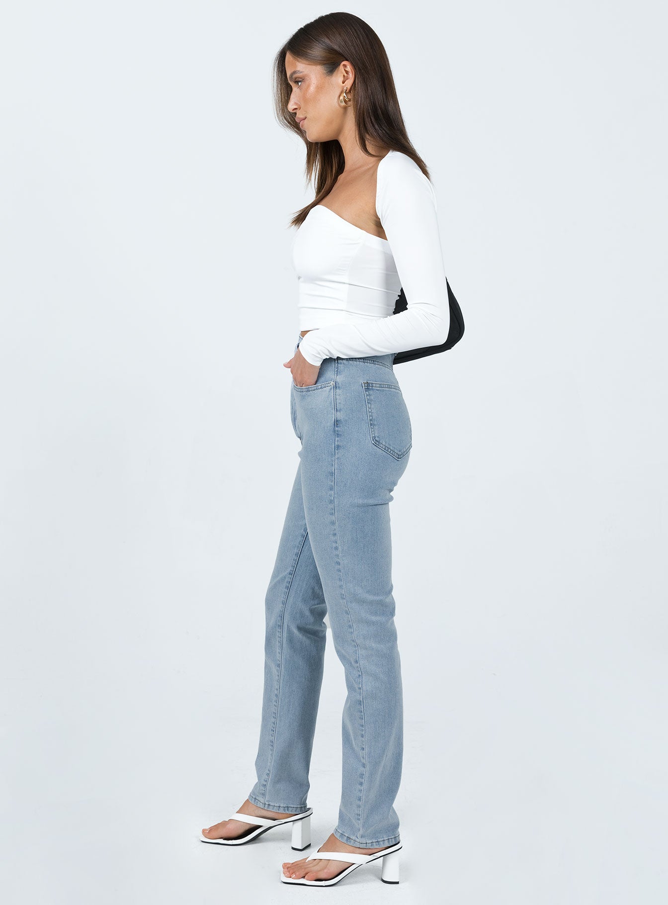 Darley Asymmetric Jeans Denim - Image 3