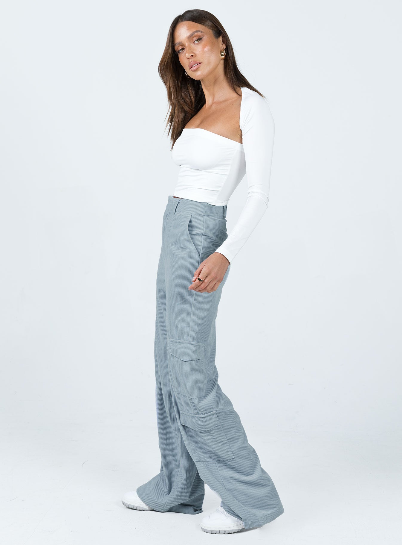 Bando Cargo Pants Grey - Image 3