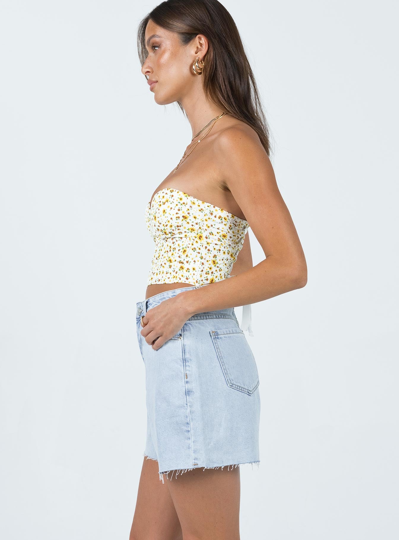 Reyes Denim Shorts Denim - Image 4
