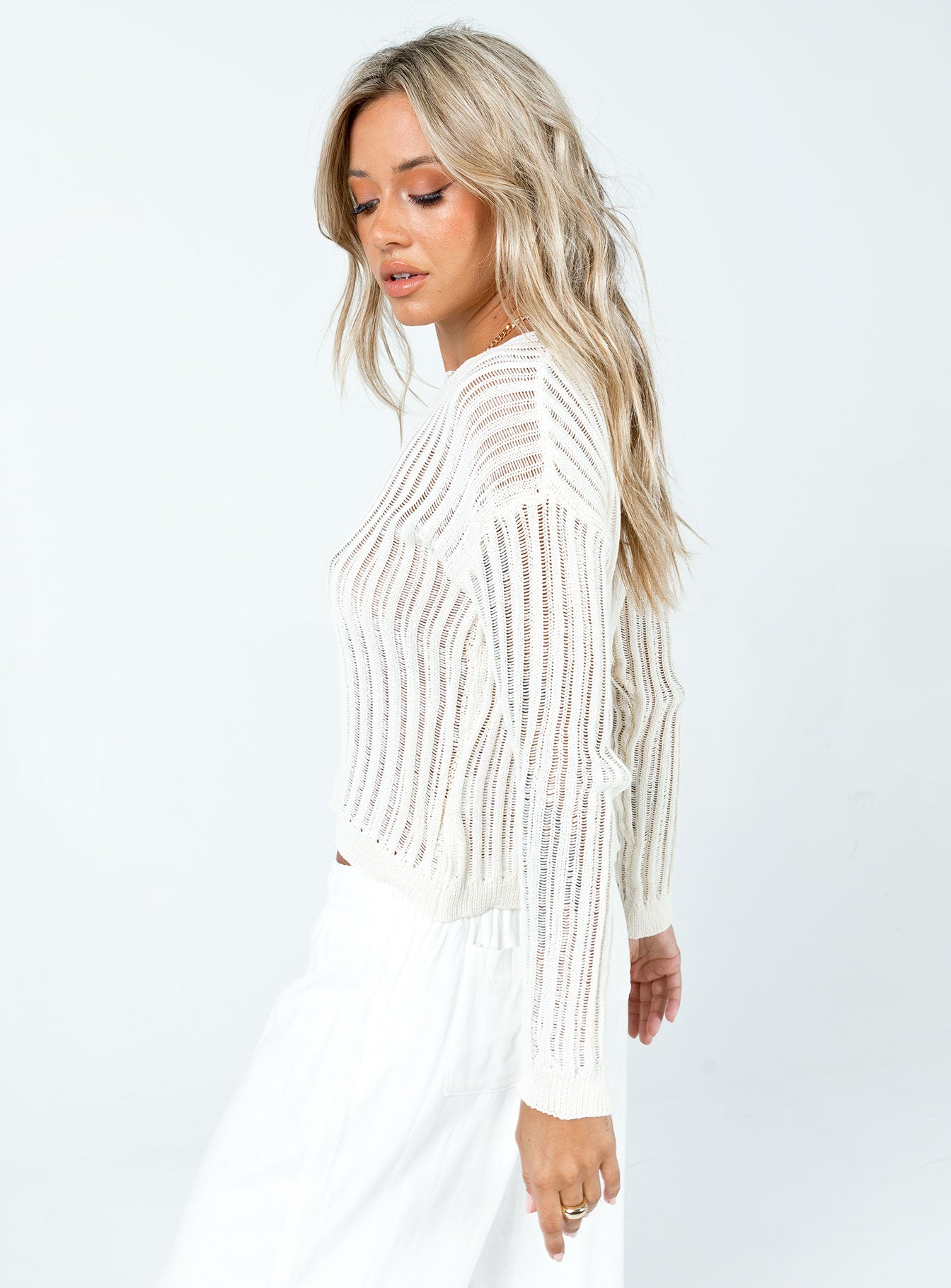 The Adrianna Sweater Cream - Image 4