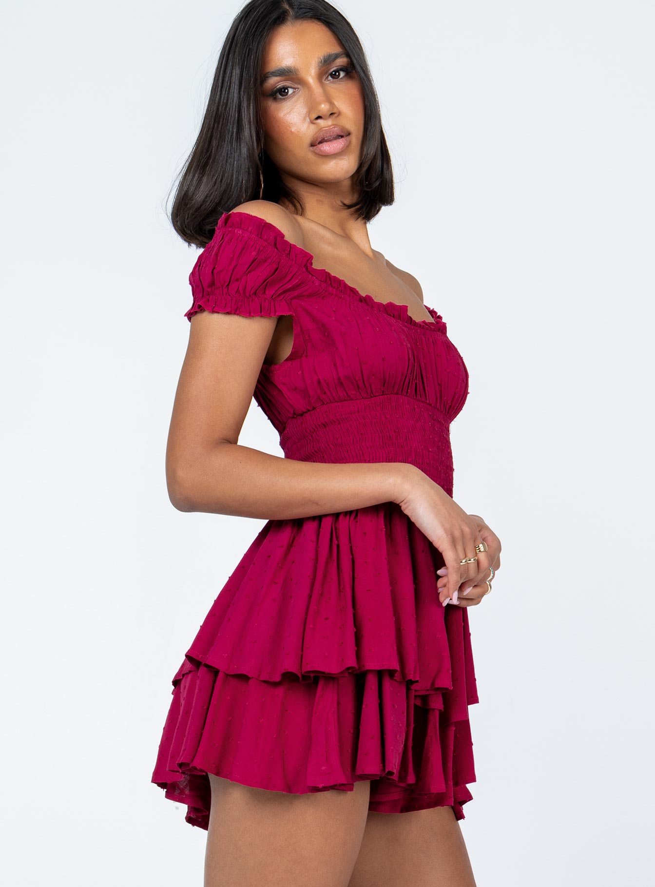 The Love Galore Romper Burgundy - Image 4