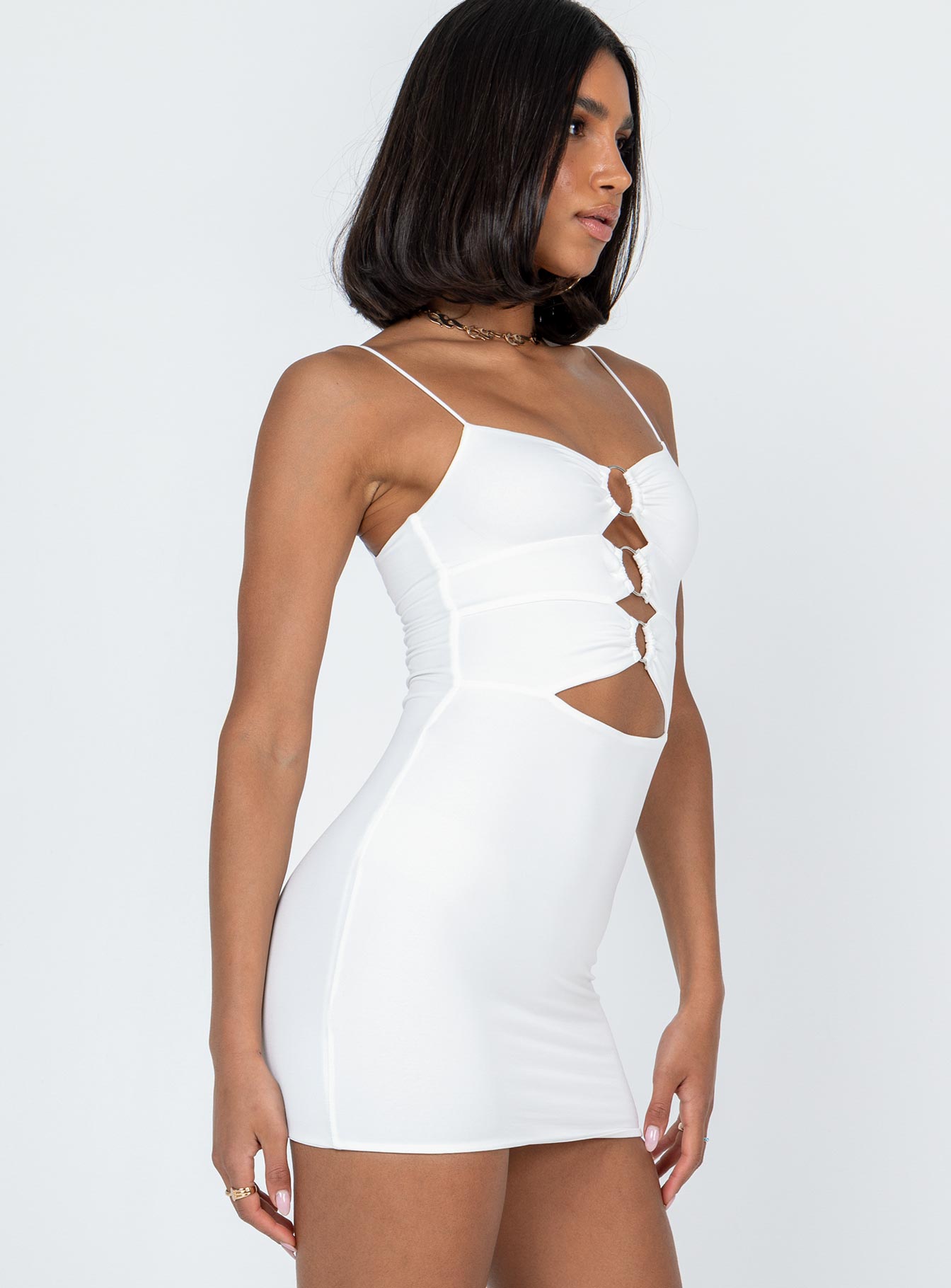 Dreamland Mini Dress White - Image 3