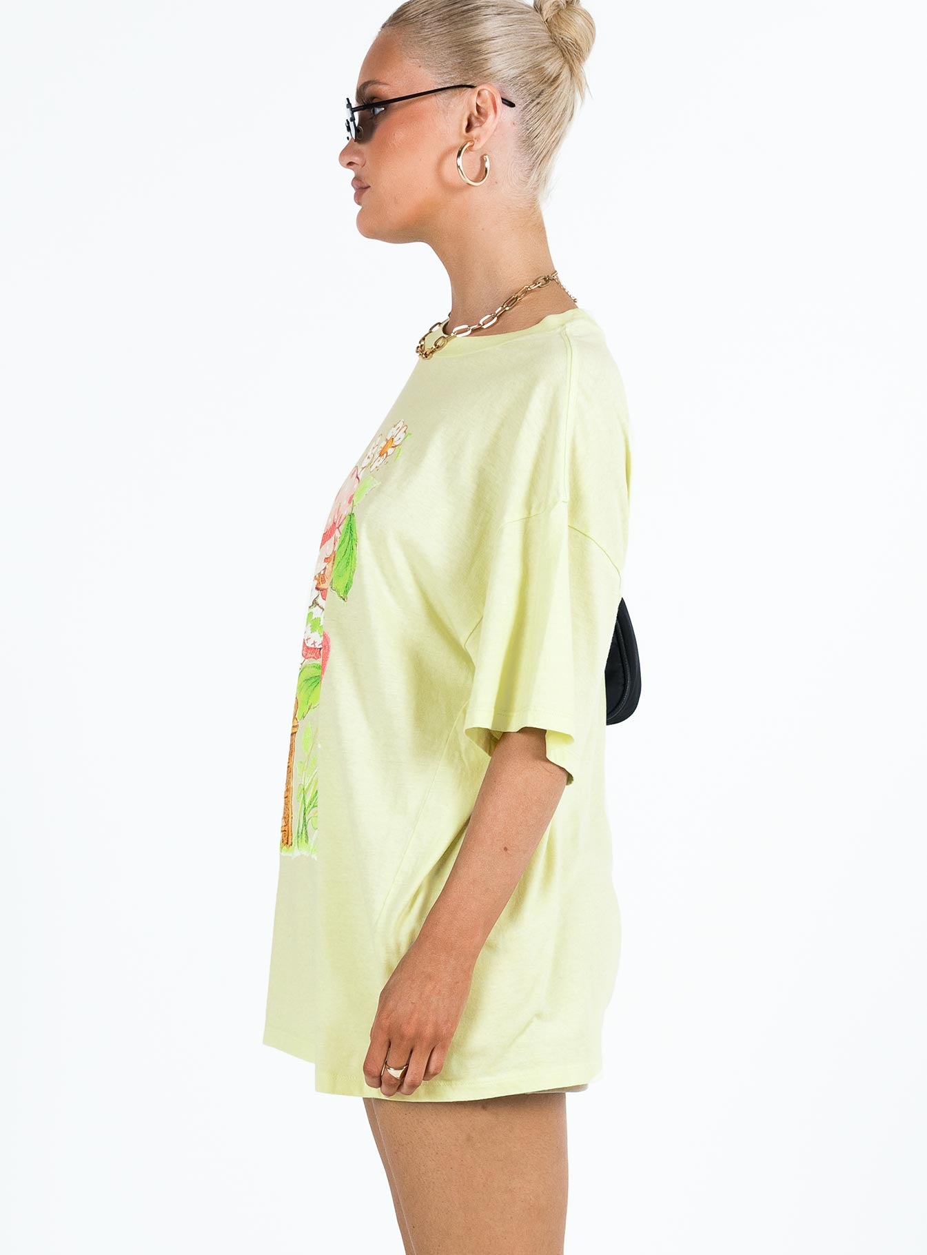 Strawberry Girl Oversized Tee Green - Image 4