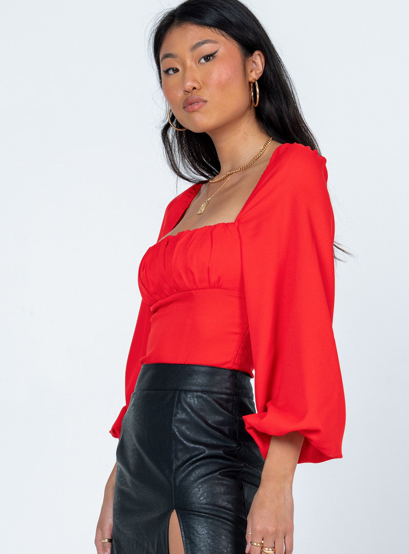 Laura Bodysuit Red - Image 3