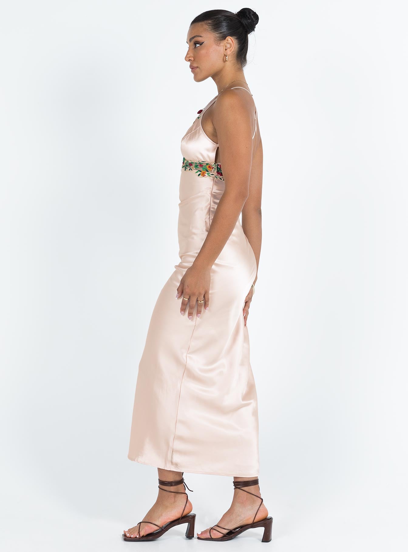 Sadelle Maxi Dress Champagne - Image 4