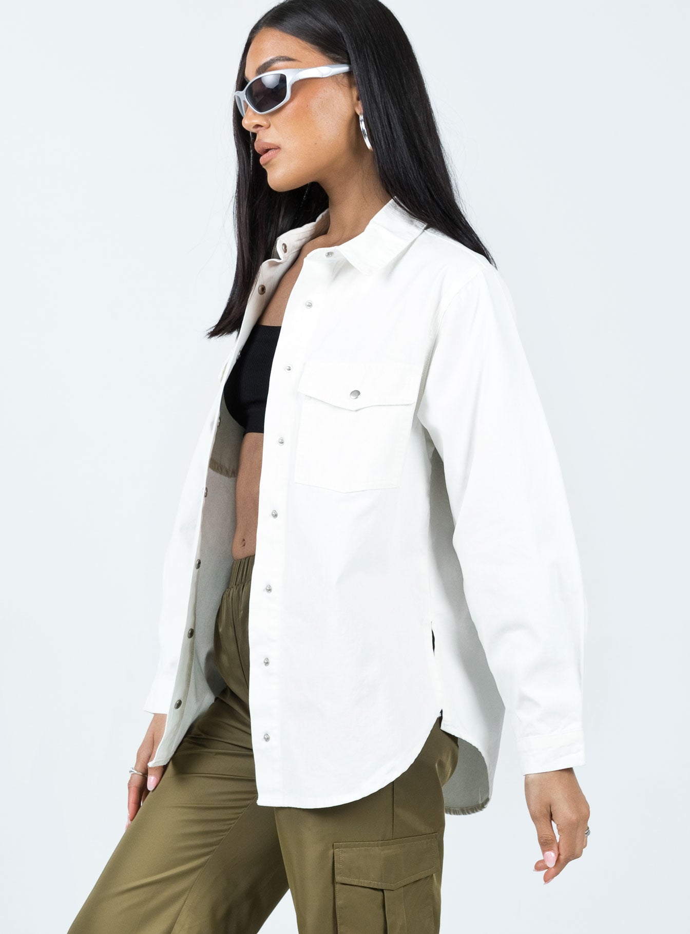Hopkins Denim Jacket White - Image 4