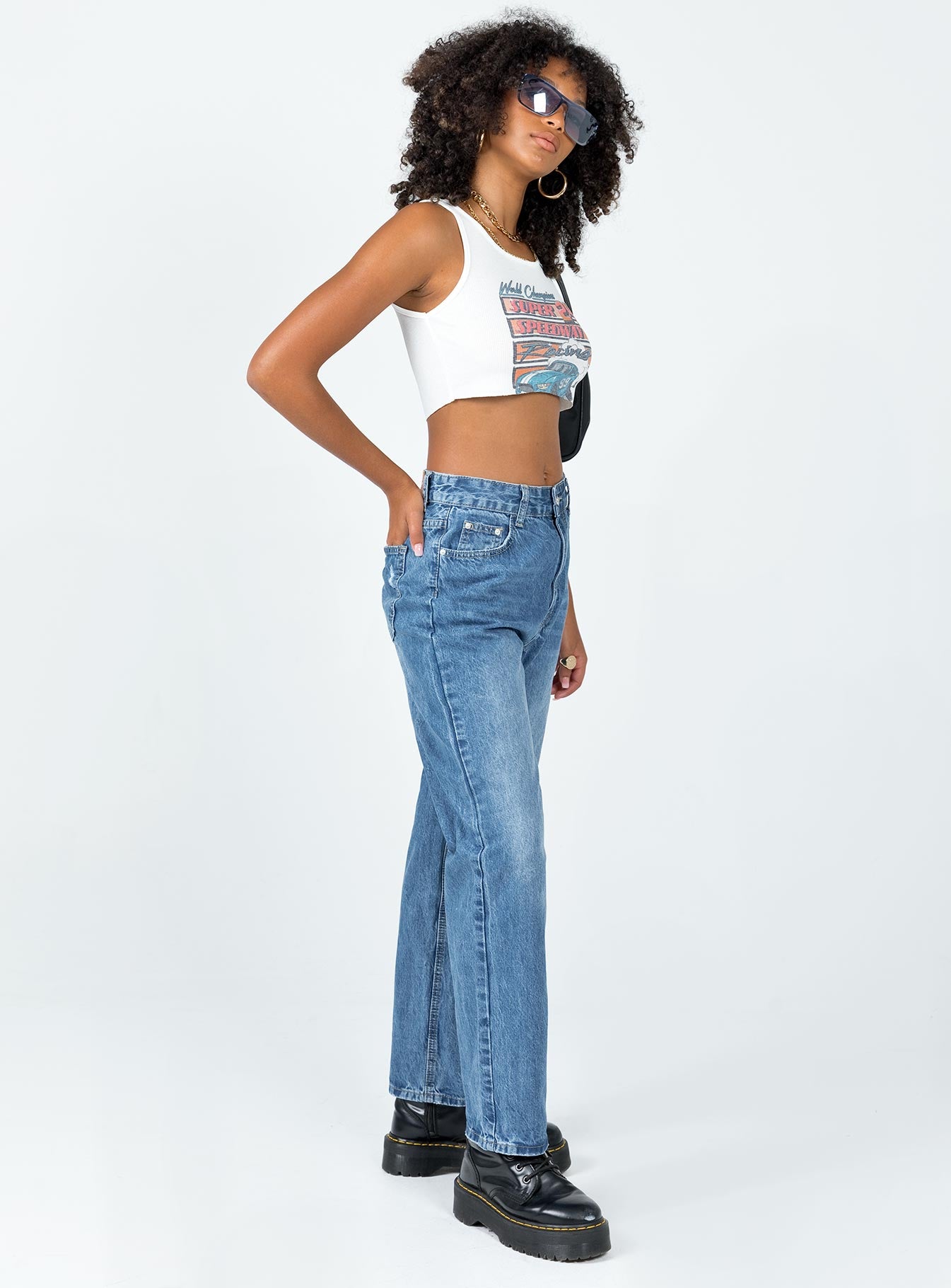 Taxco Straight Leg Denim Jeans - Image 4