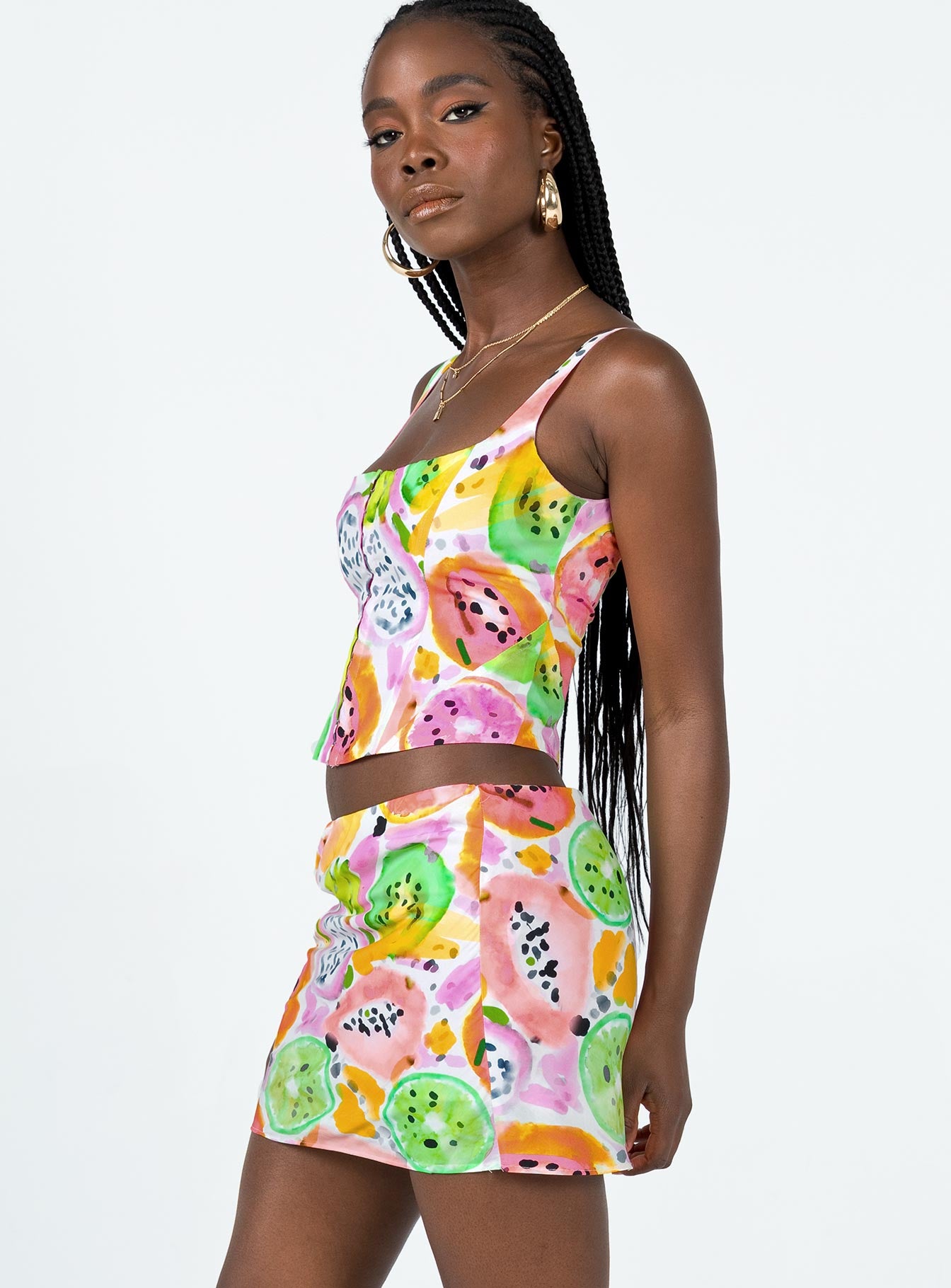 Pinacolada Mini Skirt Multi - Image 4