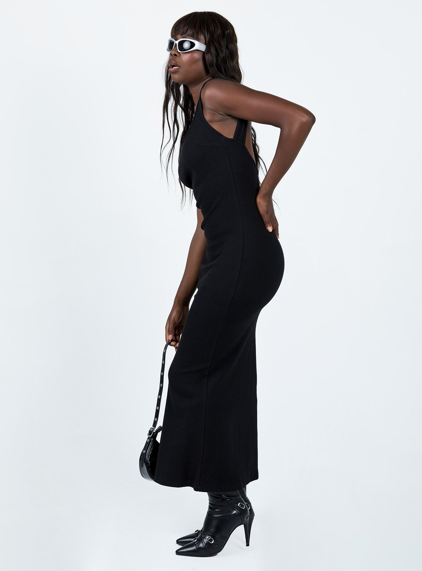 Smythe Maxi Dress Black - Image 4