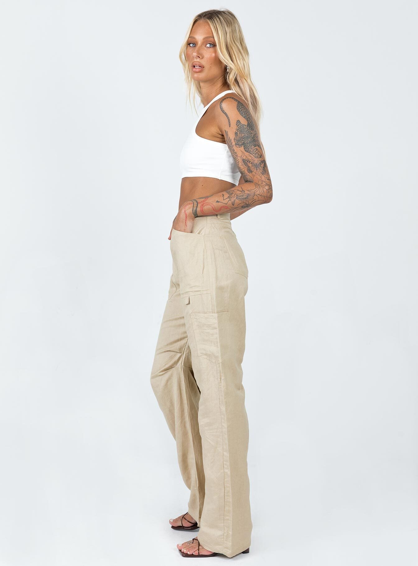 Miami Vice Pants Wheat - Image 5