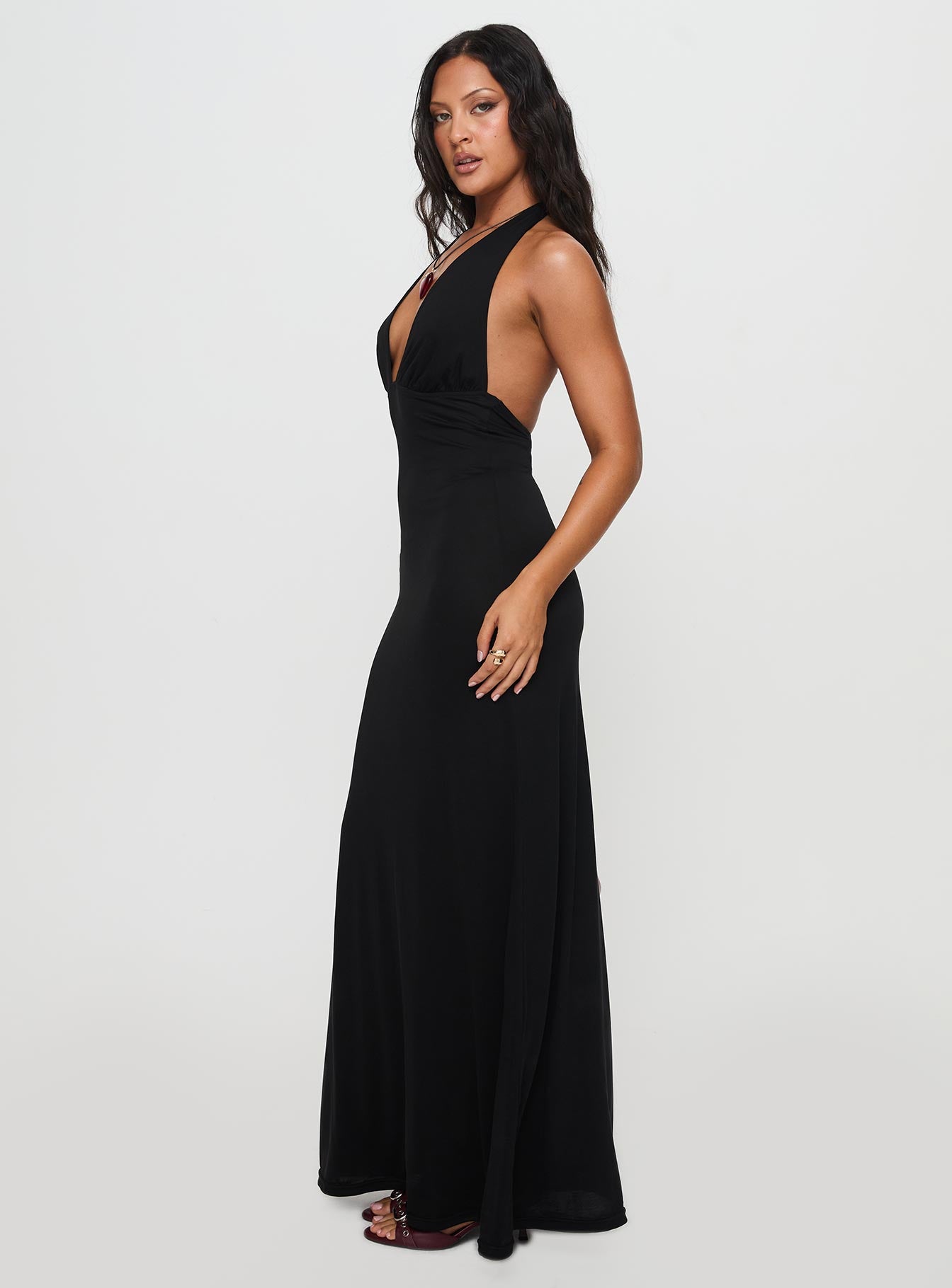 Tinisie Maxi Dress Black - Image 3