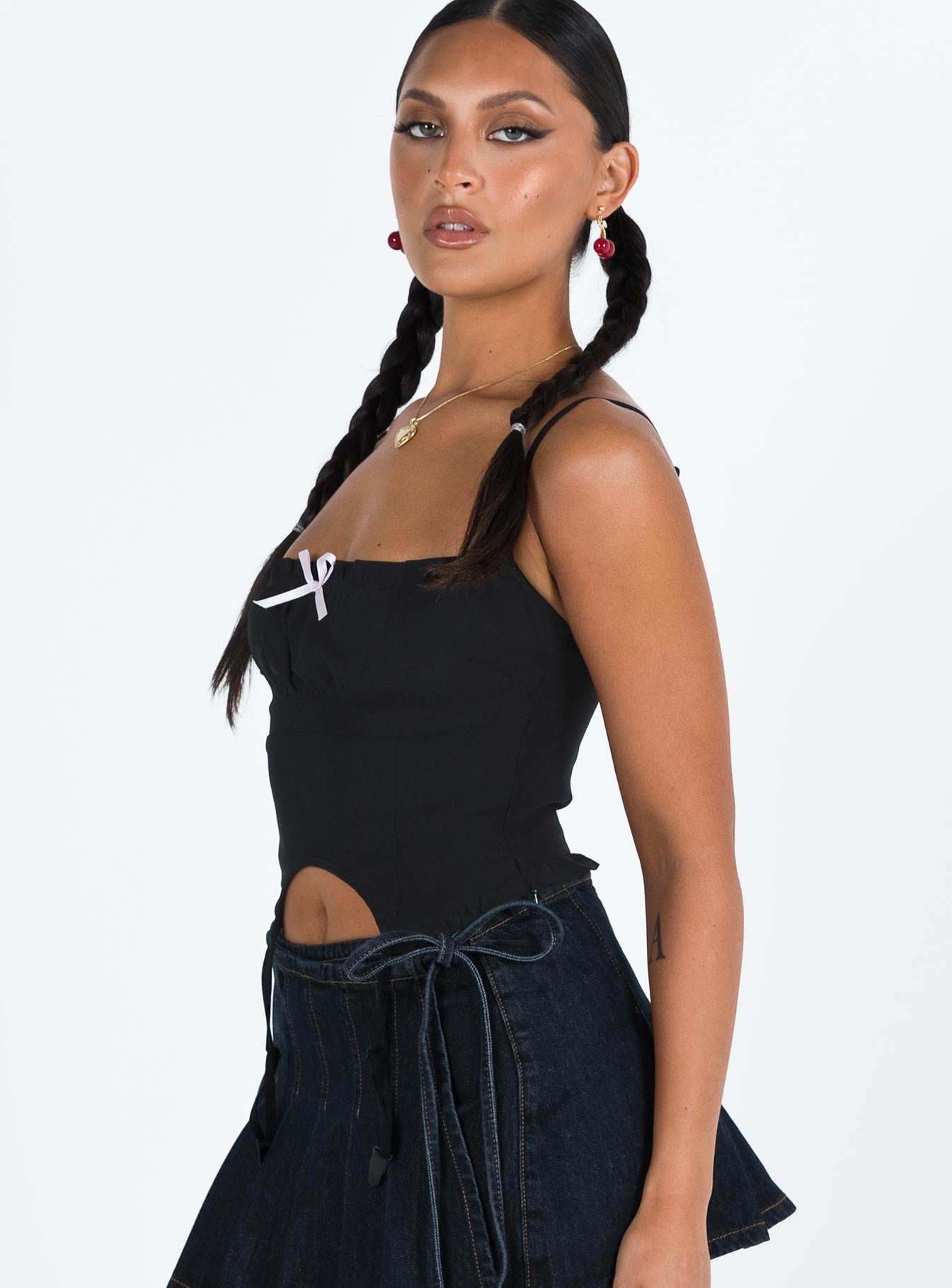 Revonda Corset Top Black - Image 4