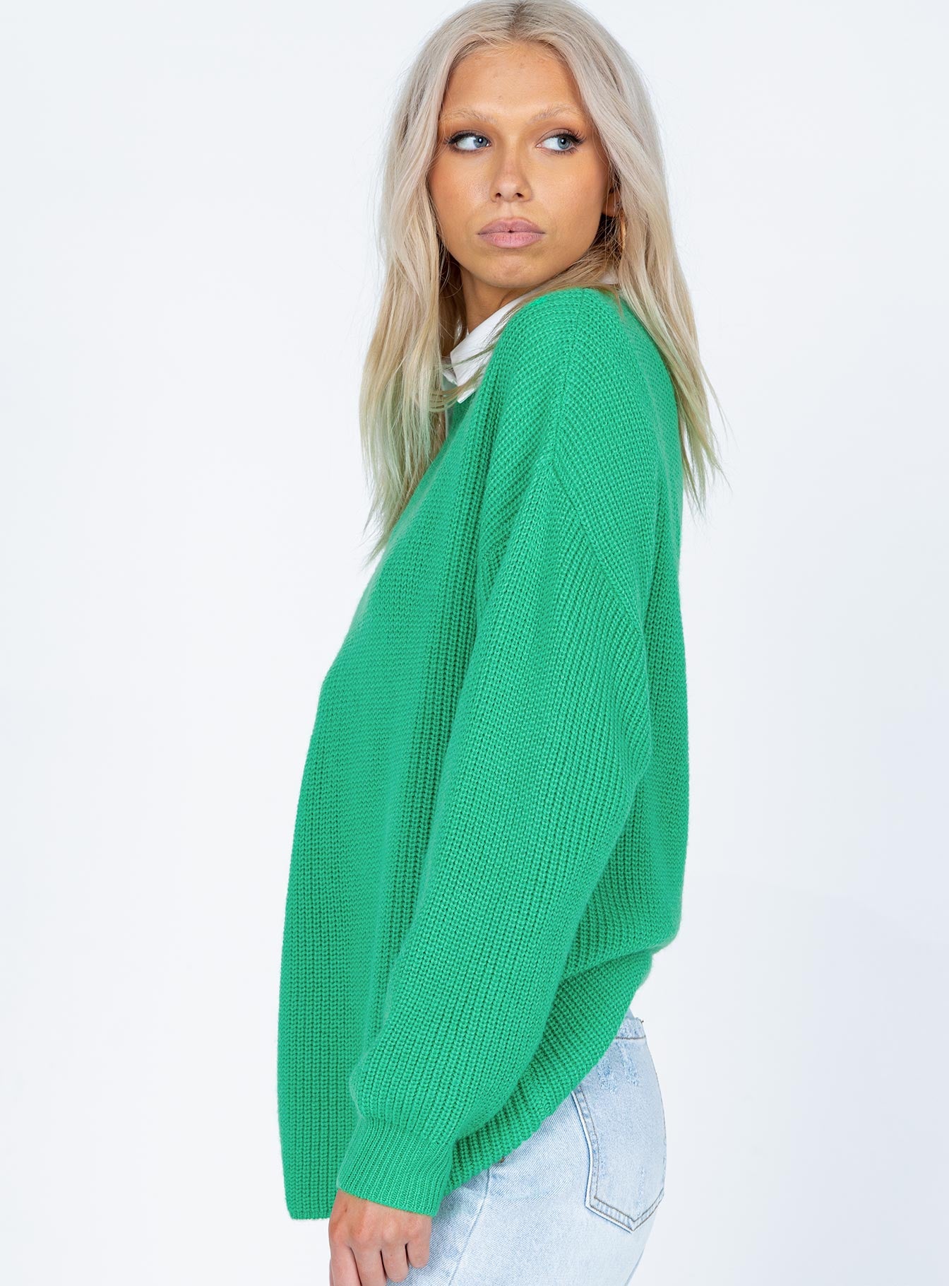 Elleanor Sweater Green - Image 3