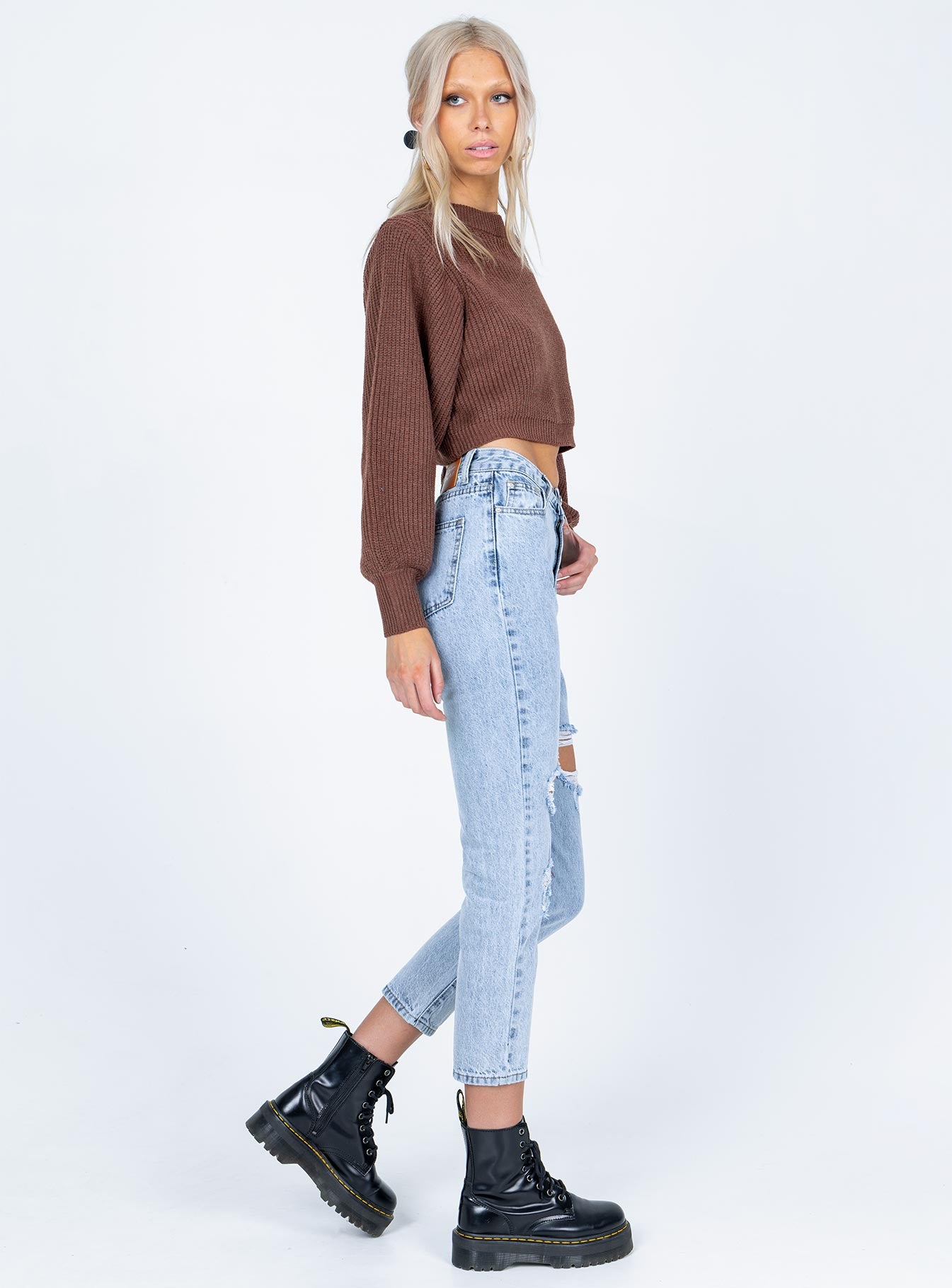New Jersey Skinny Leg Denim Jeans - Image 3