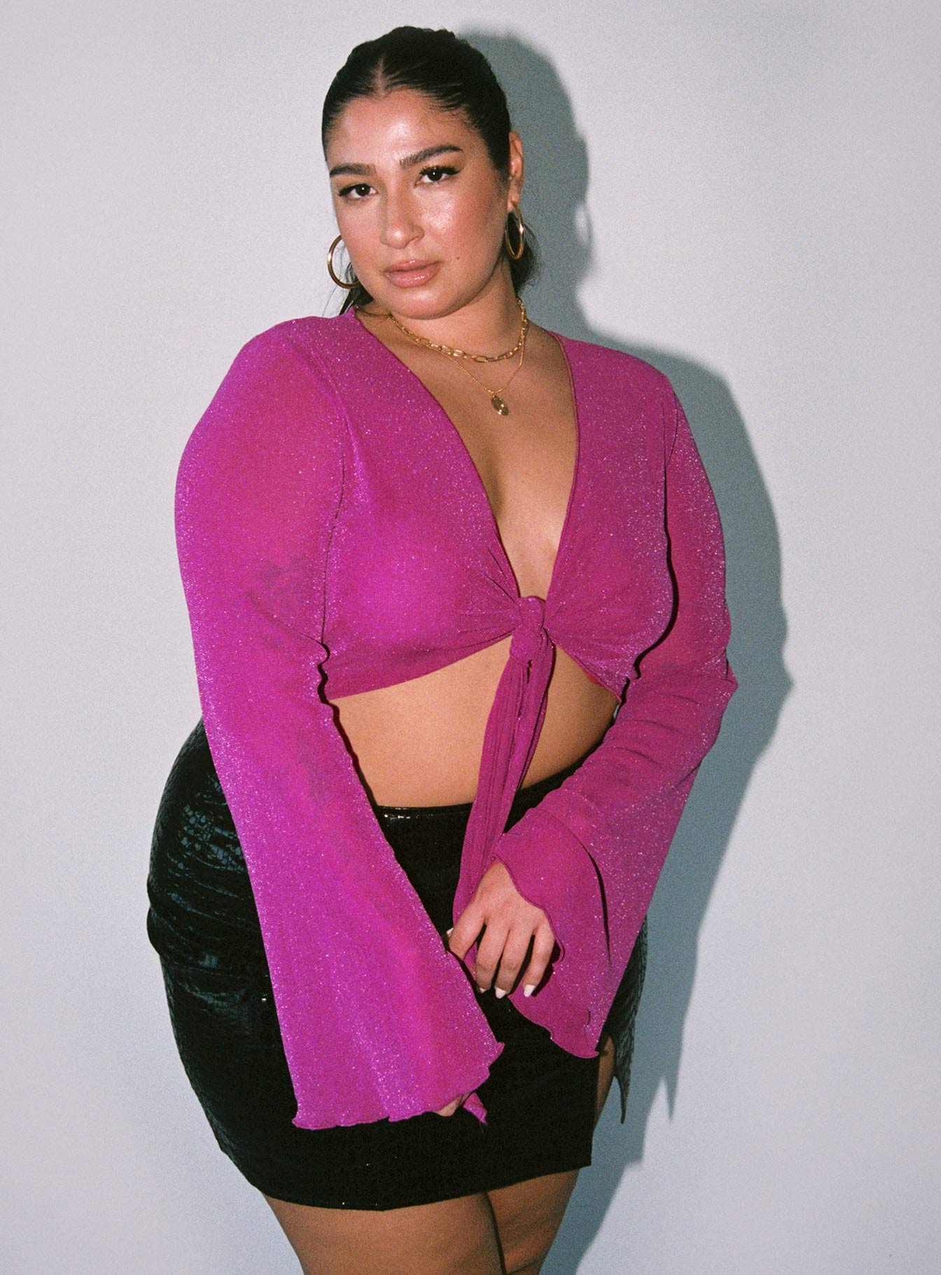 Thelma Tie Top Pink Curve - Image 3