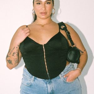 Palisade Corset Top Black Curve