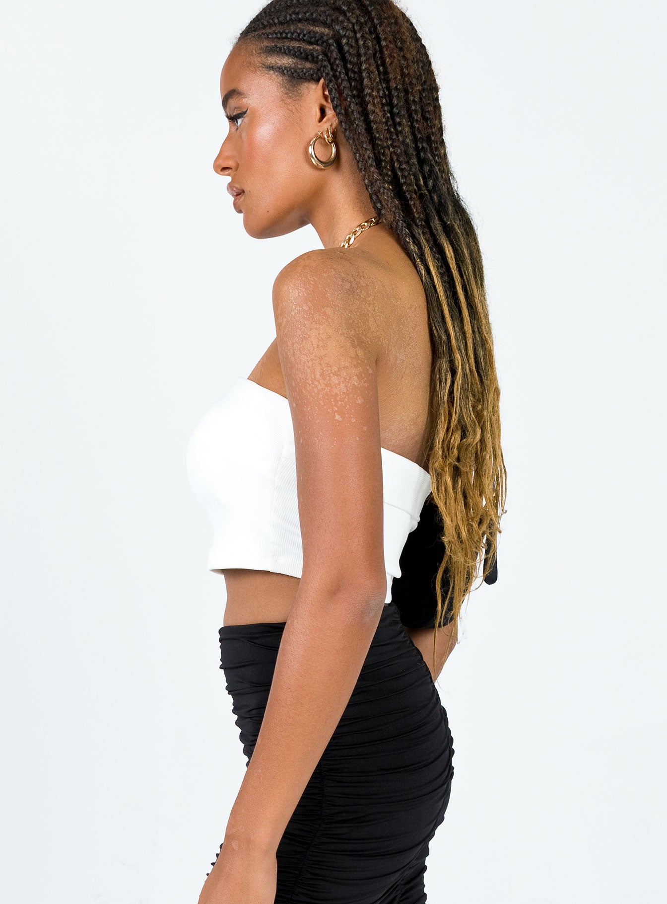 Apollo Strapless Top White - Image 5