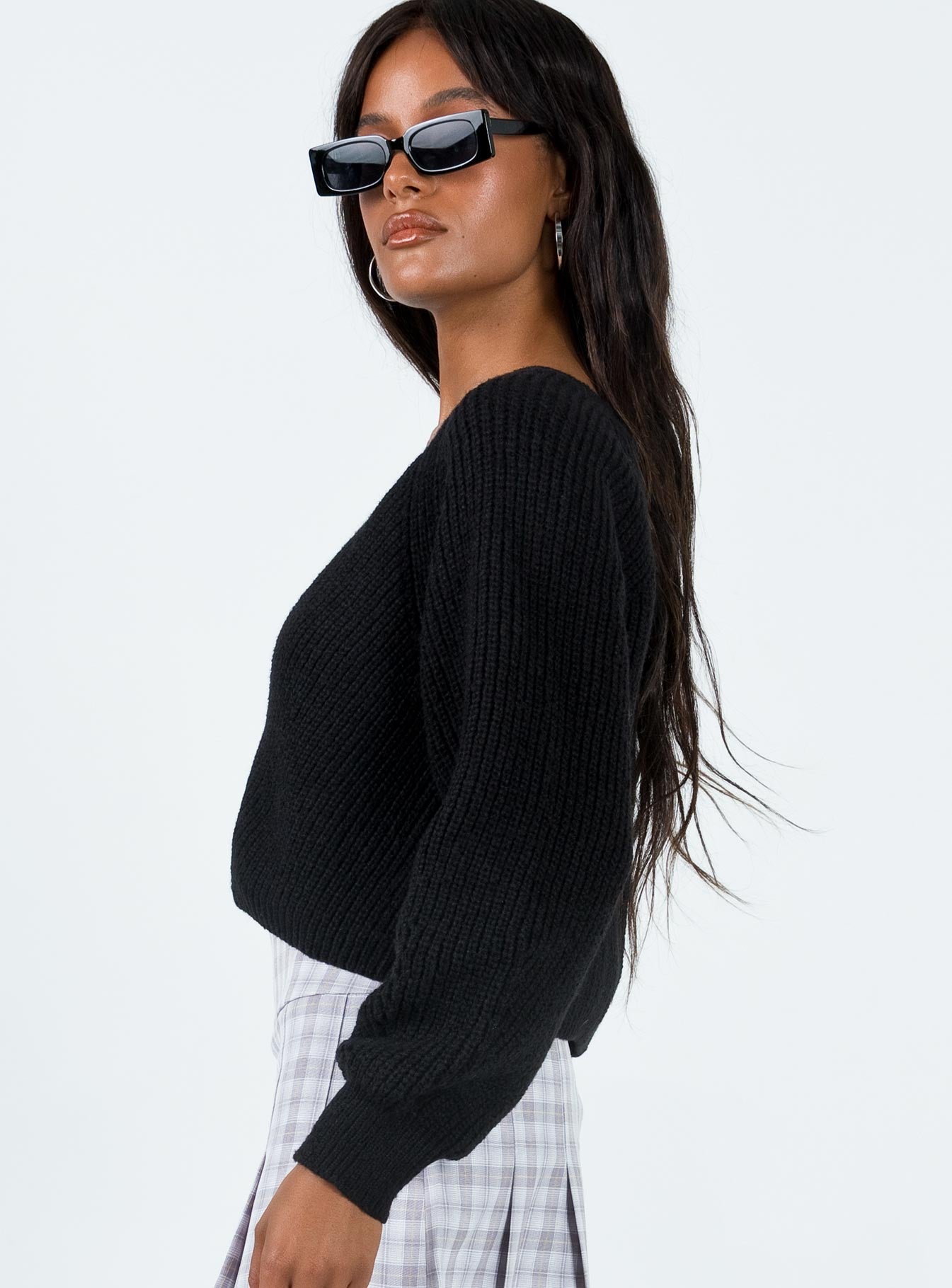 Romney Cardigan Black - Image 3