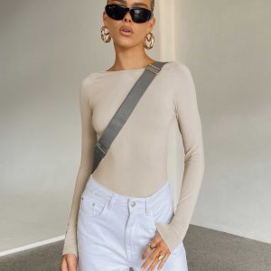 Gatewood Long Sleeve Bodysuit Bone