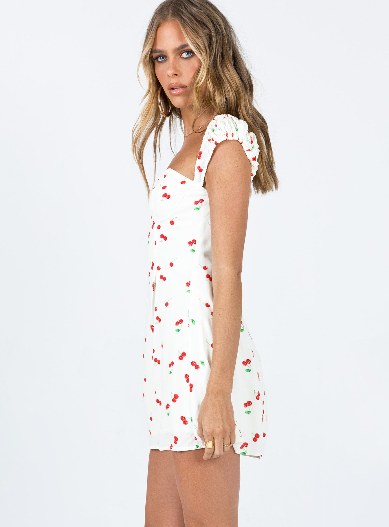 Rozalia Mini Dress White Multi - Image 4