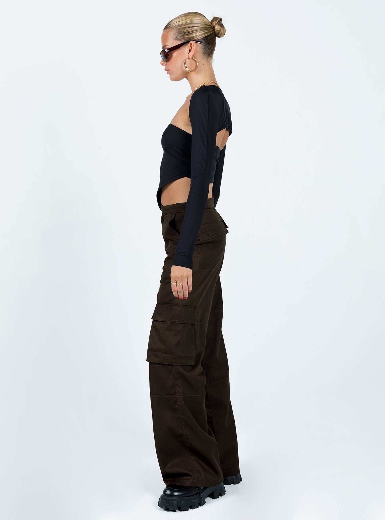 Motel Saul Trouser Dark Brown - Image 4