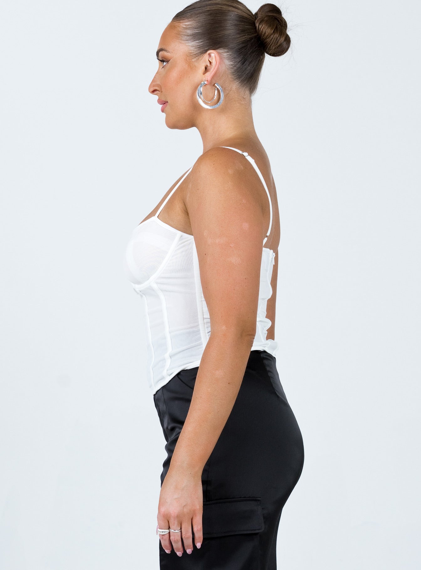 Hunter Mesh Corset Ivory - Image 4