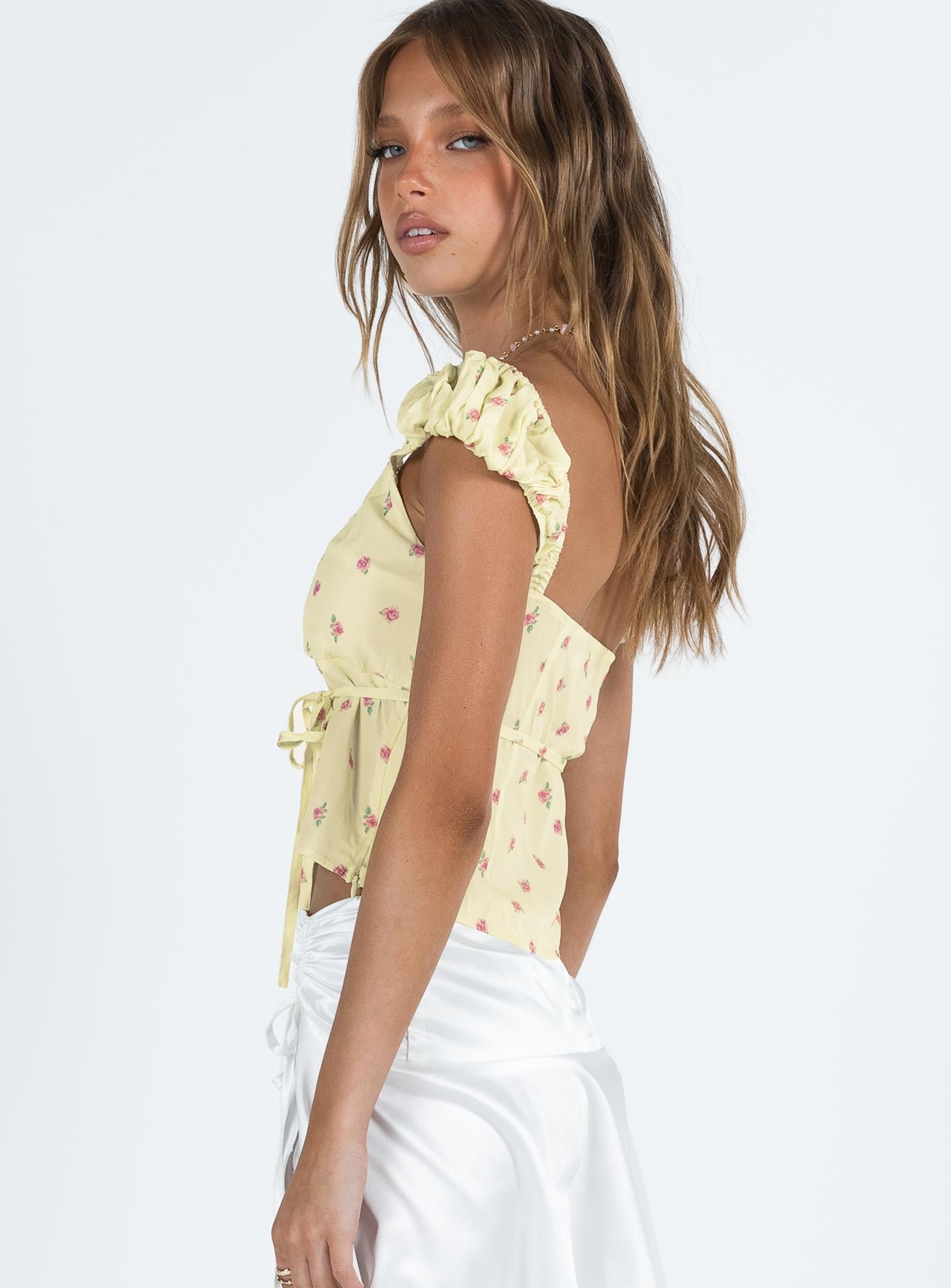 Seacrest Top Yellow Floral - Image 4