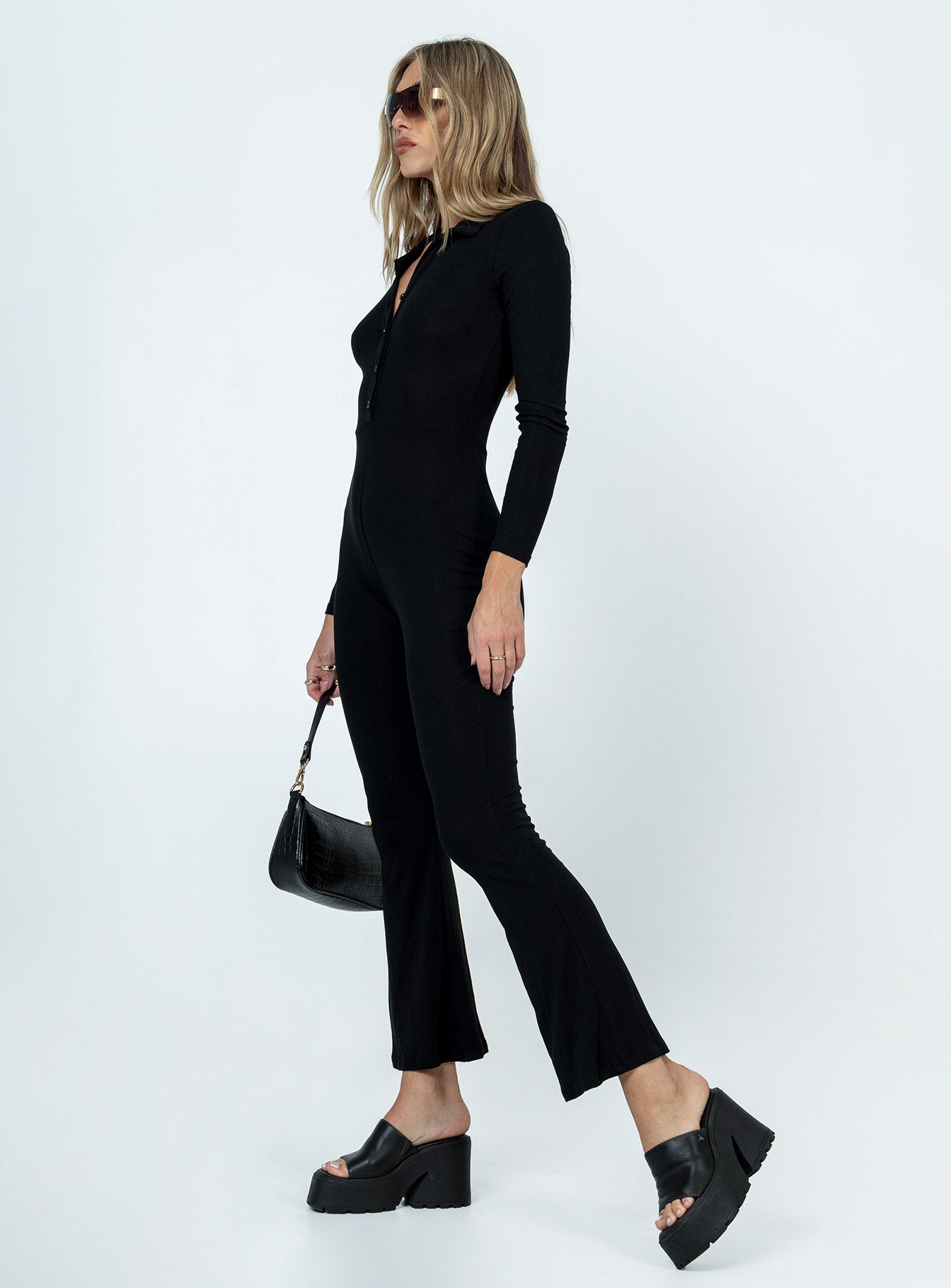Landon Jumpsuit Black - Image 4