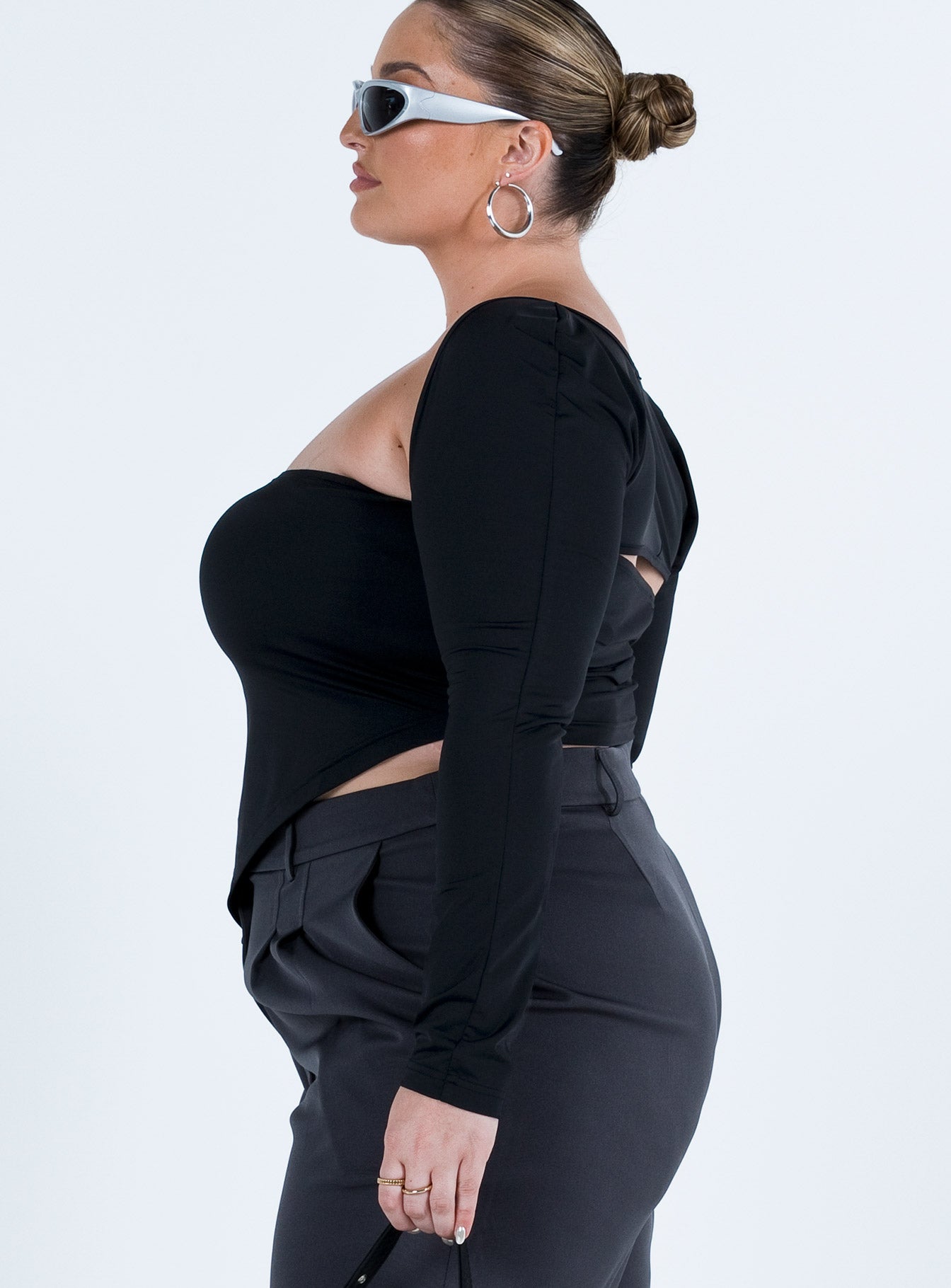 Koslo Bolero Top Black Curve - Image 4
