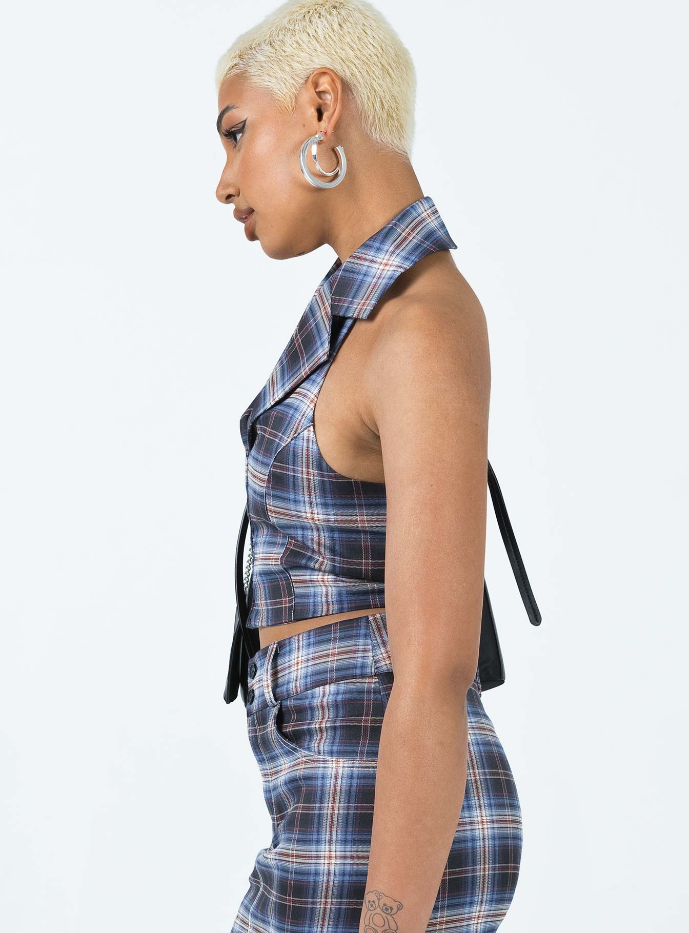 Everest Vest Top Blue Multi - Image 4