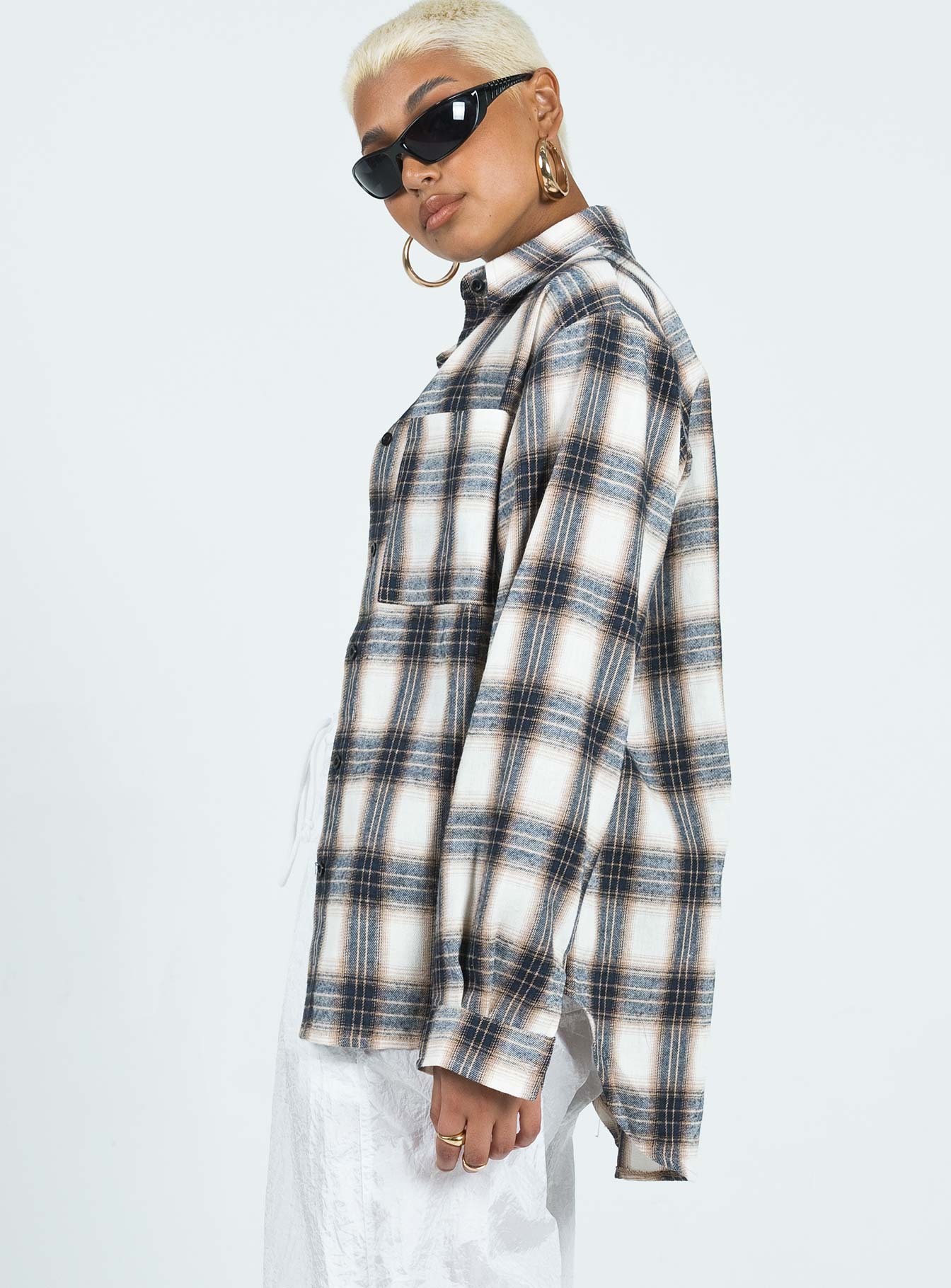 Malvern Shirt Grey Check - Image 3