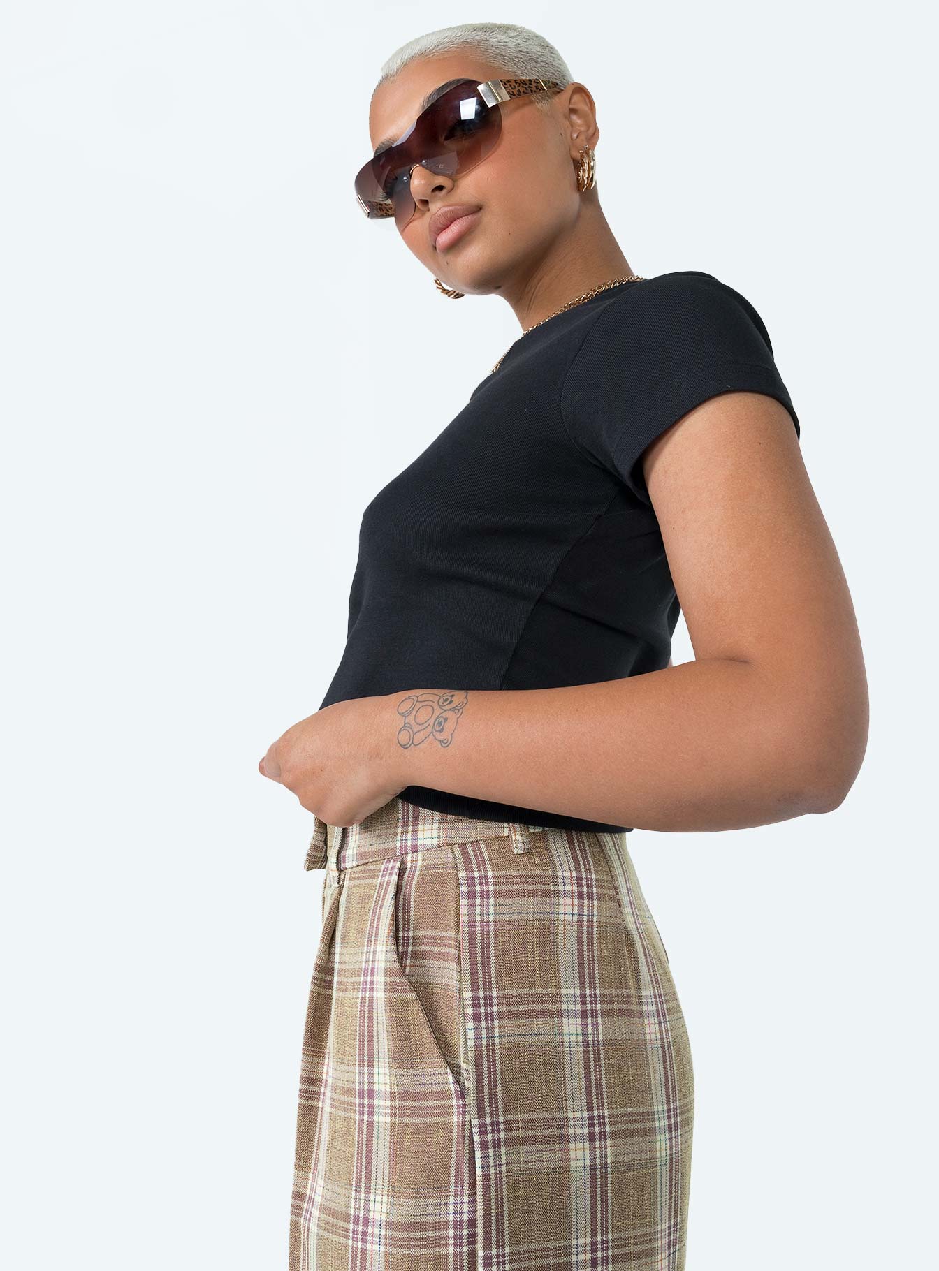 Taz You Devel Longline Baby Tee Black - Image 4