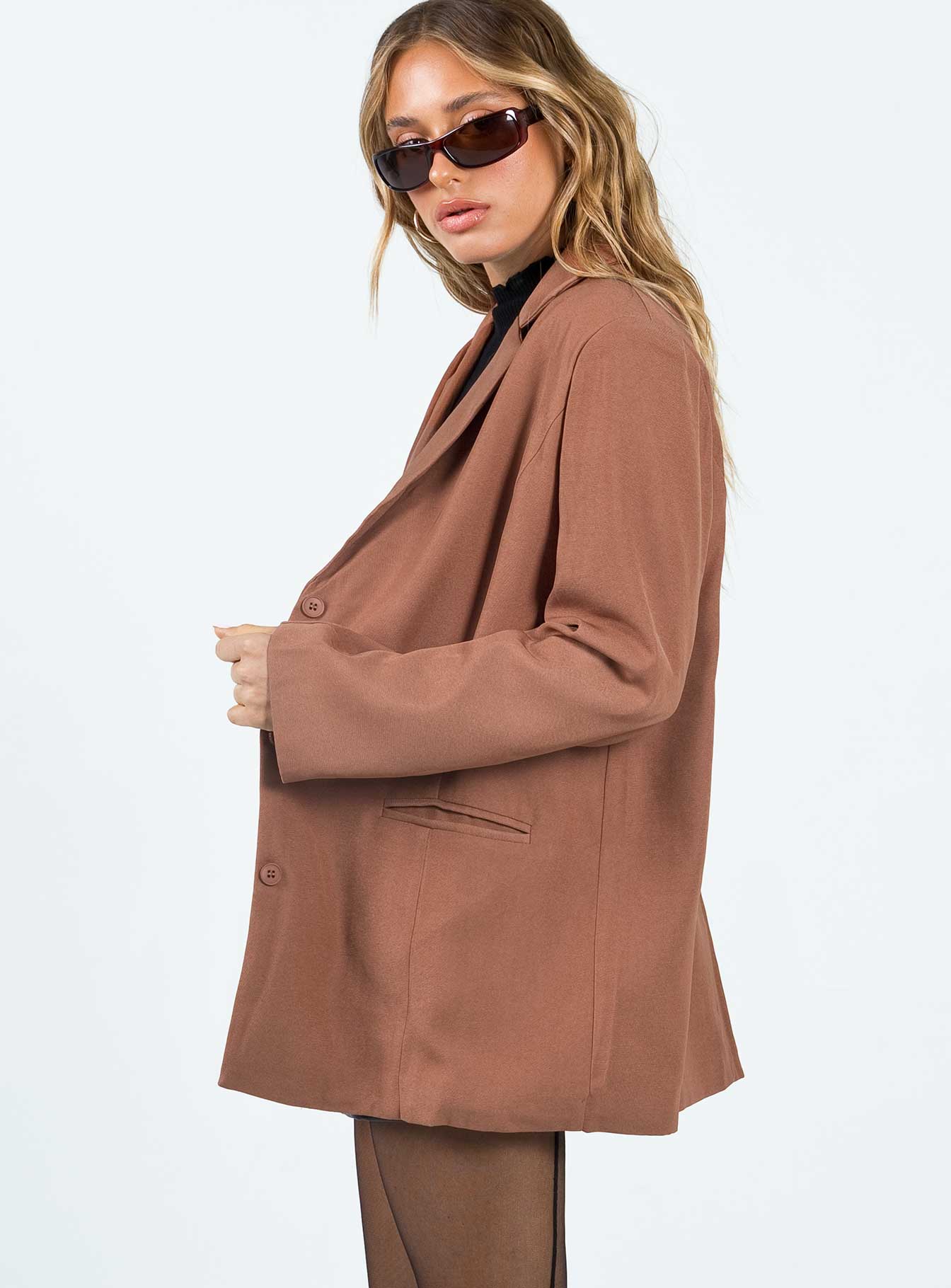 Albert Relaxed Blazer Brown - Image 3